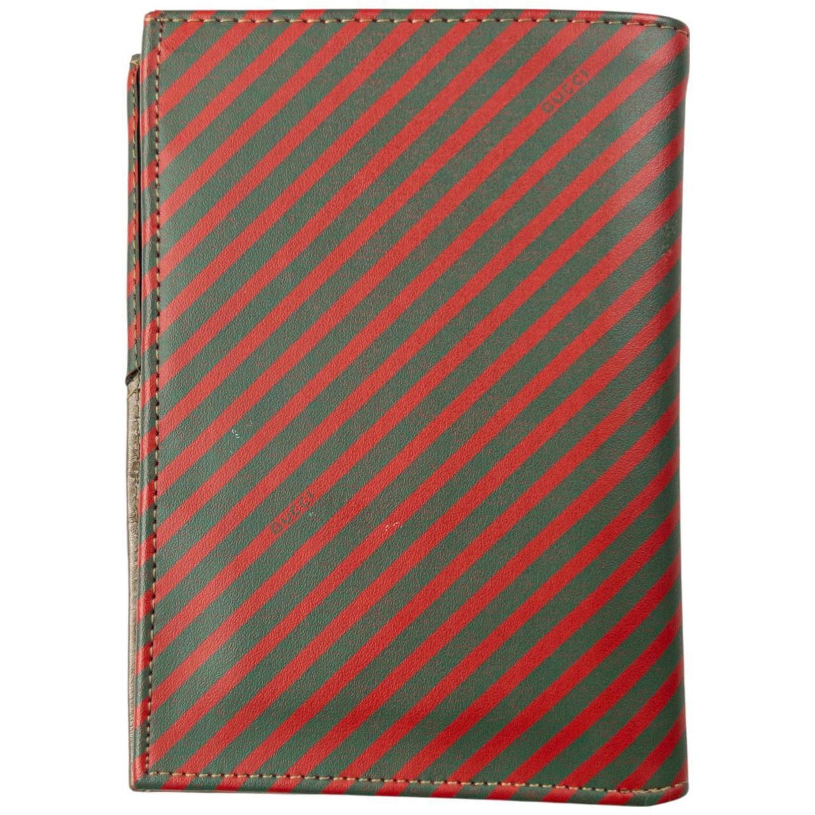 Gucci Vintage Gucci Striped Wallet Size ONE SIZE - 2 Thumbnail