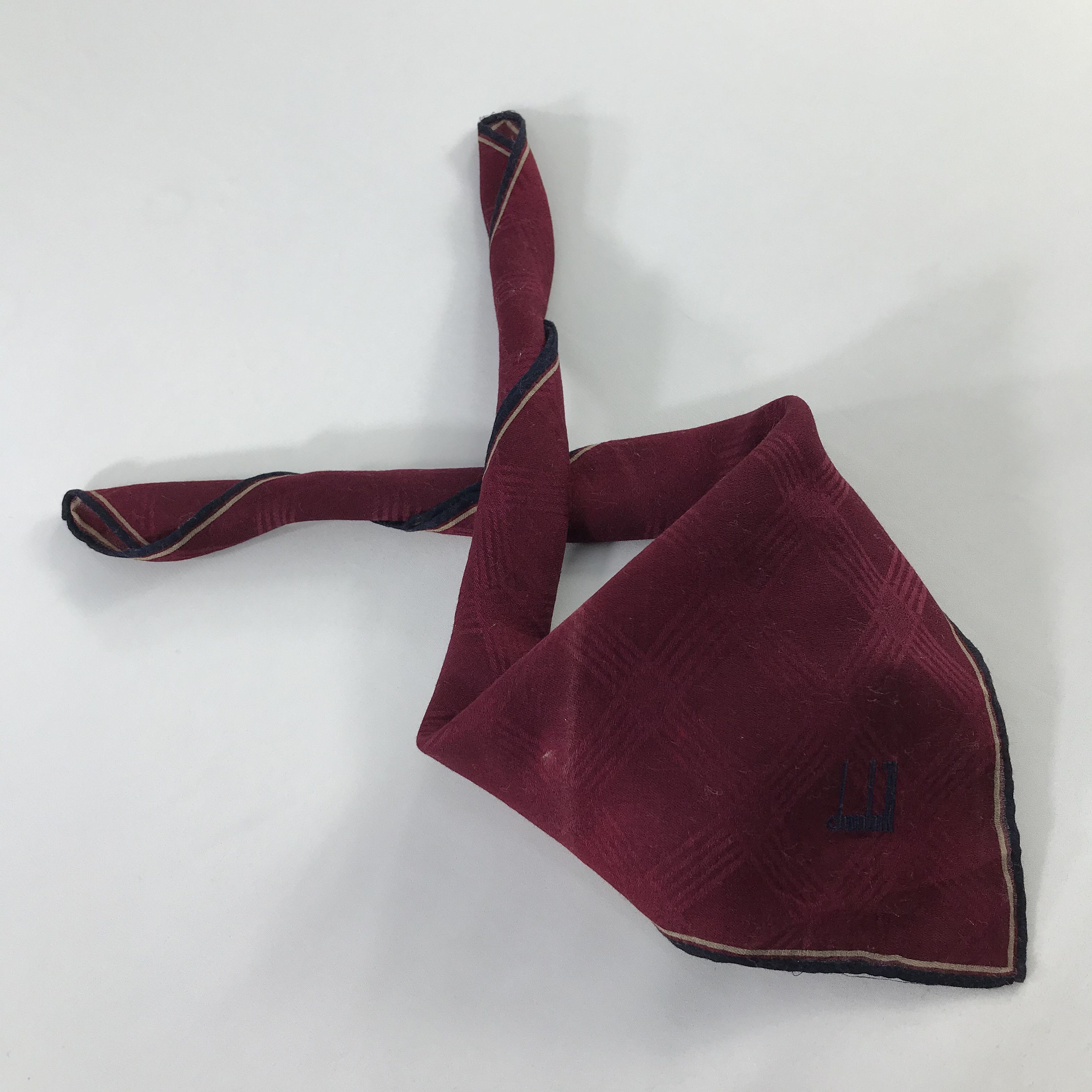 Alfred Dunhill × Vintage Dunhill Bandana / Handkerchief / Neckerchief - S678 Size ONE SIZE - 4 Thumbnail
