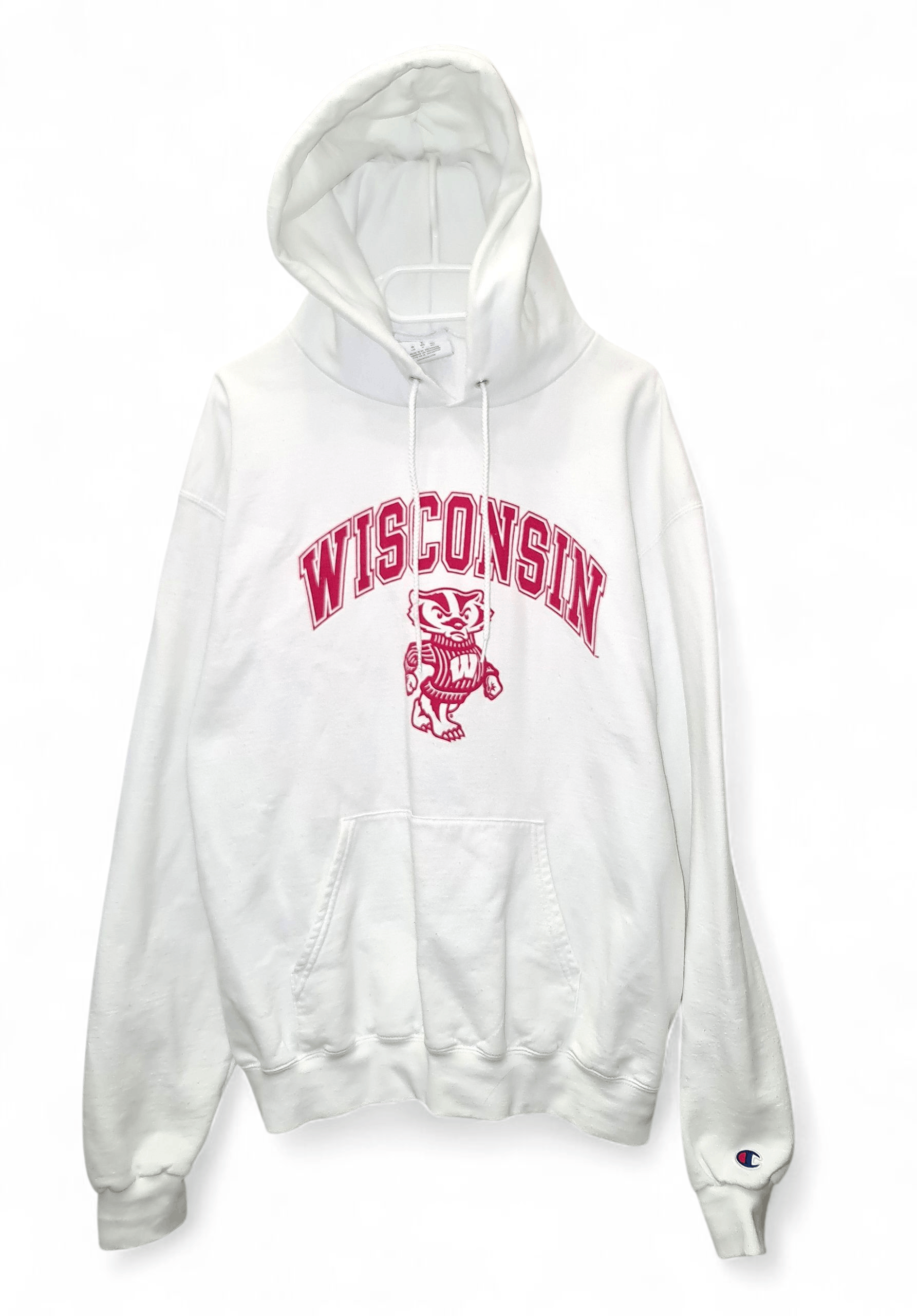 Champion Vintage Champion WISCONSIN Bucky Badger Reverse Weave Hoodie Size US L / EU 52-54 / 3 - 1 Thumbnail