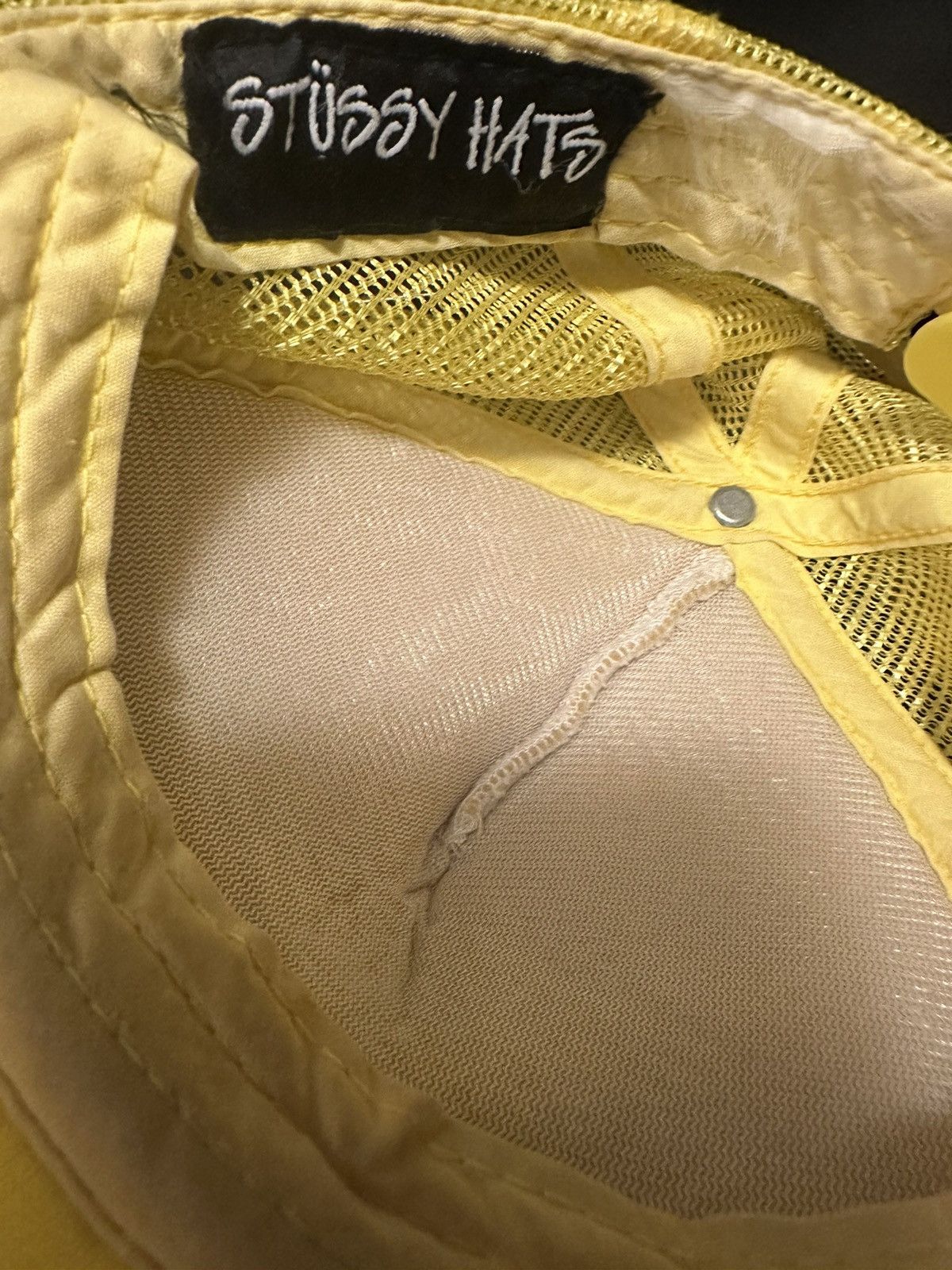 Stussy Yellow Stussy Hat Size ONE SIZE - 7 Thumbnail