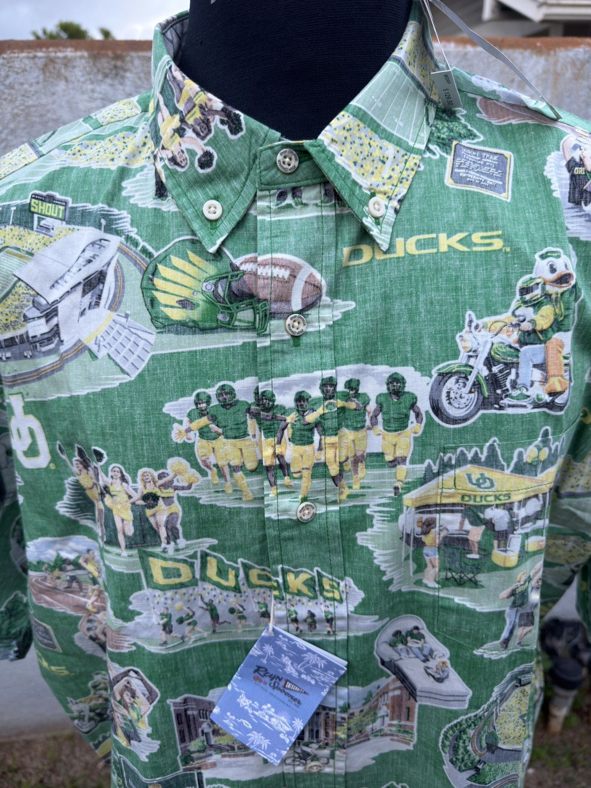 Reyn Spooner Reyn Spooner University of Oregon Scenic Ducks Men's XL Size US XL / EU 56 / 4 - 3 Thumbnail