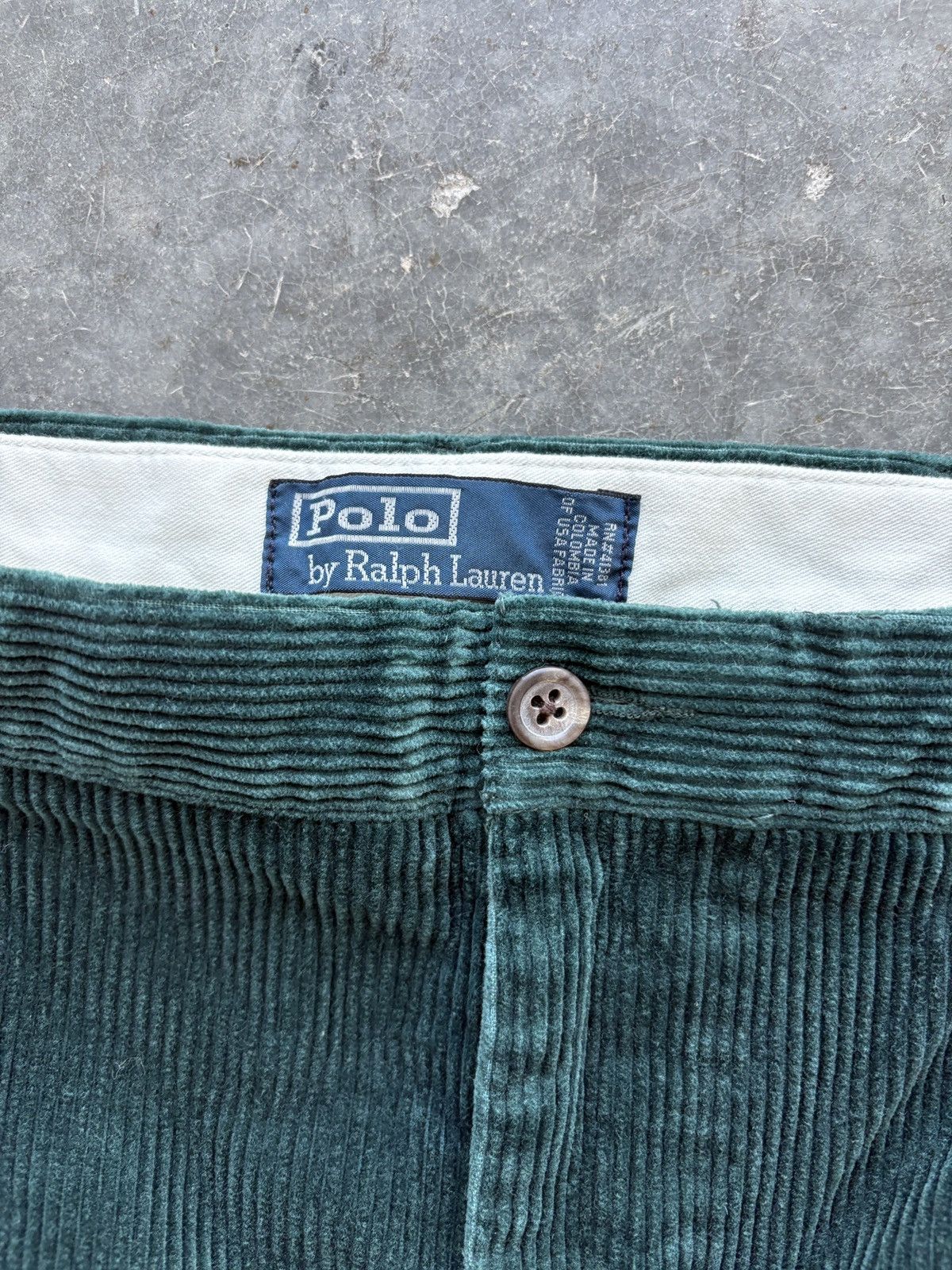 Polo Ralph Lauren Vintage Y2K Polo Ralph Lauren Baggy Corduroy Pants 34x34 Size US 34 / EU 50 - 3 Thumbnail