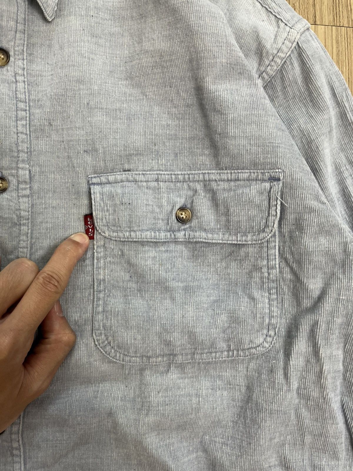 Levi's Vintage Levi’s Corduroy Long Sleeve Shirt Size US M / EU 48-50 / 2 - 3 Thumbnail