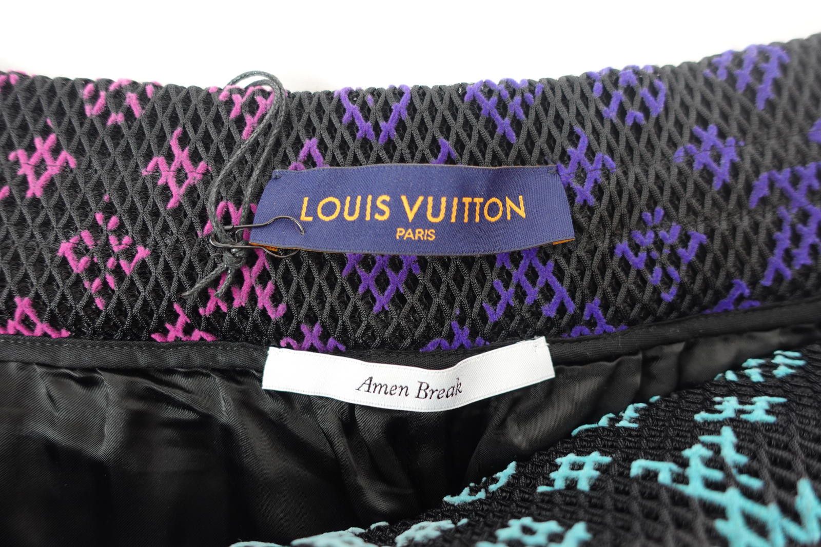 Louis Vuitton Louis Vuitton Mesh Shorts in Black Size ONE SIZE - 2 Thumbnail