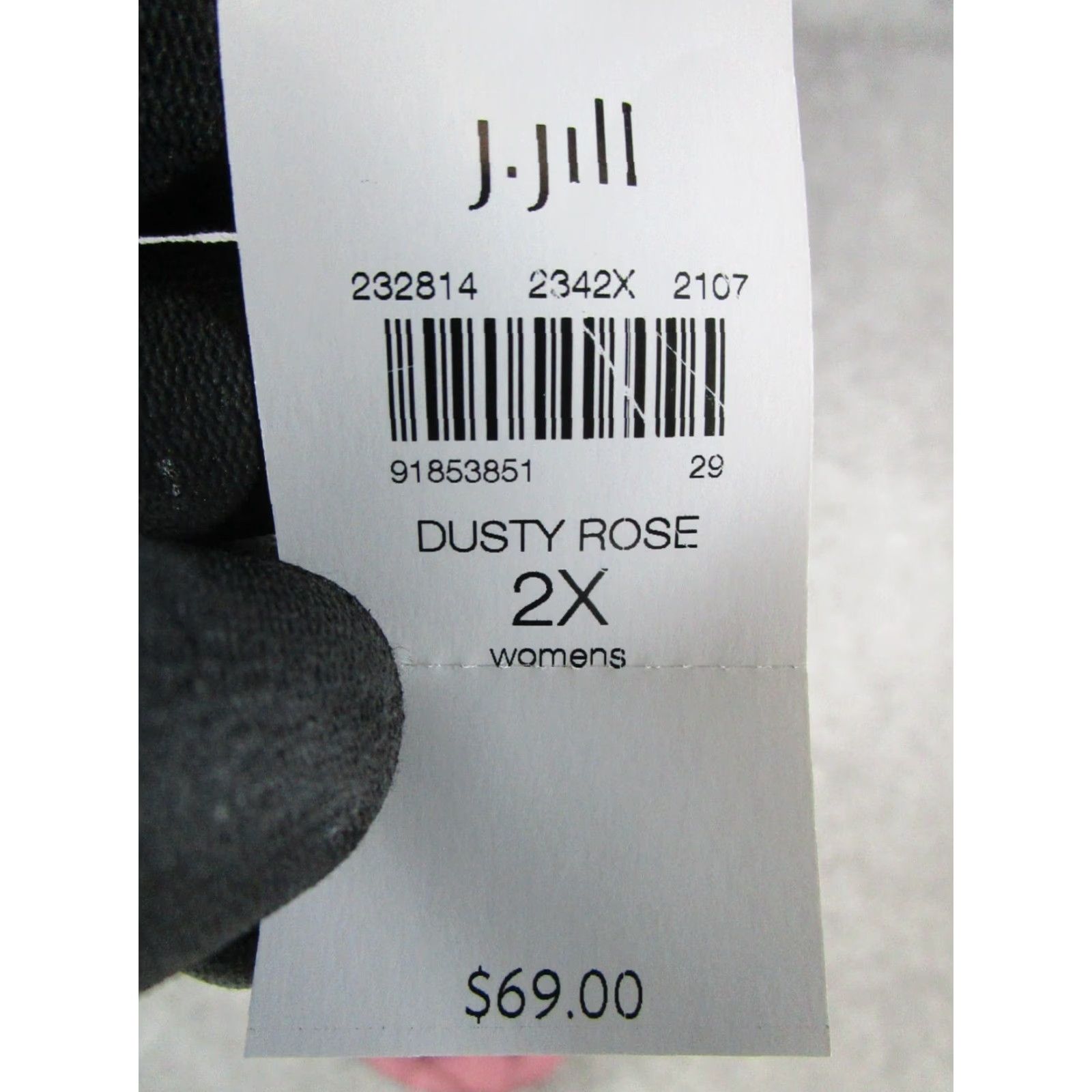 J. Jill J.Jill Shirt Womens 2X Pink T-Shirt Short Sleeve Round Neck Pullover Regular Plus Size Womens Color Pink 2X J. Jill Shirt Womens T-Shirt Basic 90s? Size XXL / US 16-18 / IT 52-54 - 4 Thumbnail