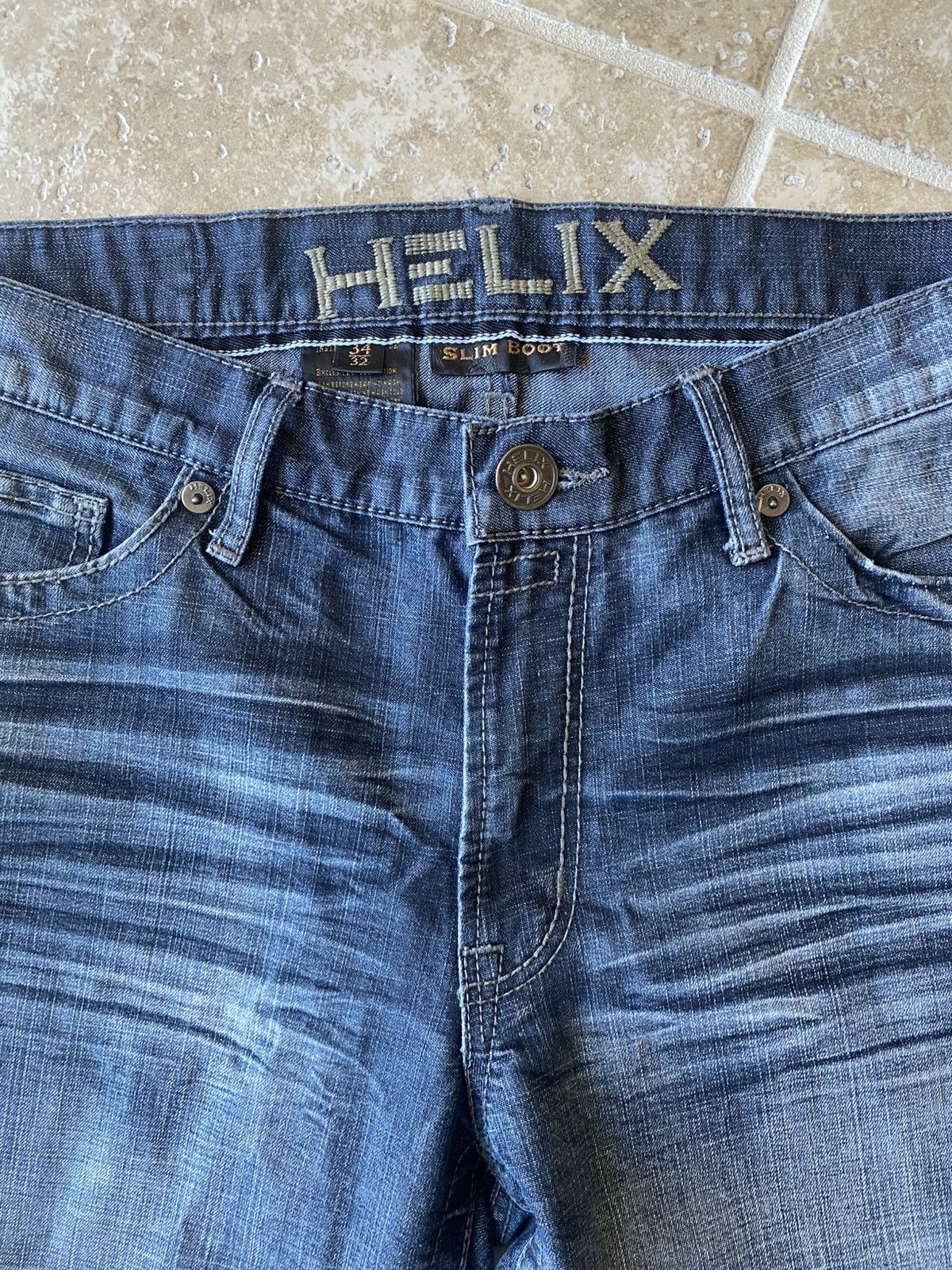 Helix Helix Slim Boot Jeans Mens 34/32 Size US 32 / EU 48 - 3 Thumbnail