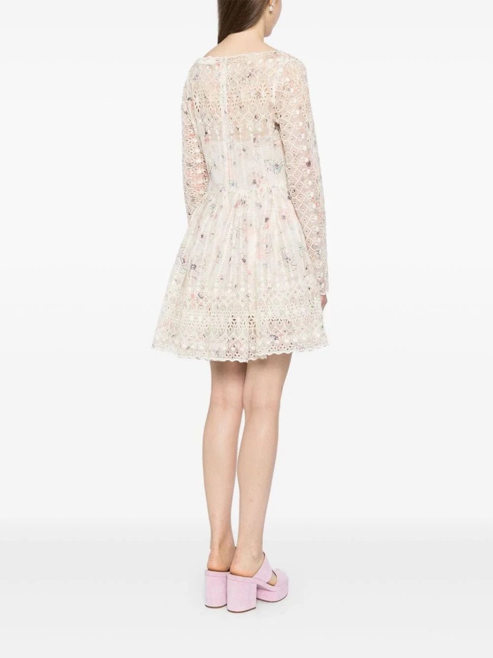 Zimmermann oc11z0226 Halliday Minidress In Multicolo Size XS / US 0-2 / IT 36-38 - 4 Thumbnail