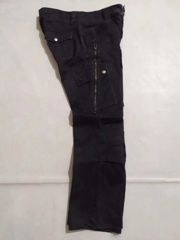 Japanese Brand PEEPUP Bondage Punk Zipper Style Split Pocket Pants Size US 29 - 10 Thumbnail
