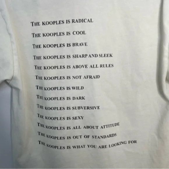 The Kooples The Kooples Women's What is White and Leopard T Shirt S Size S / US 4 / IT 40 - 8 Thumbnail