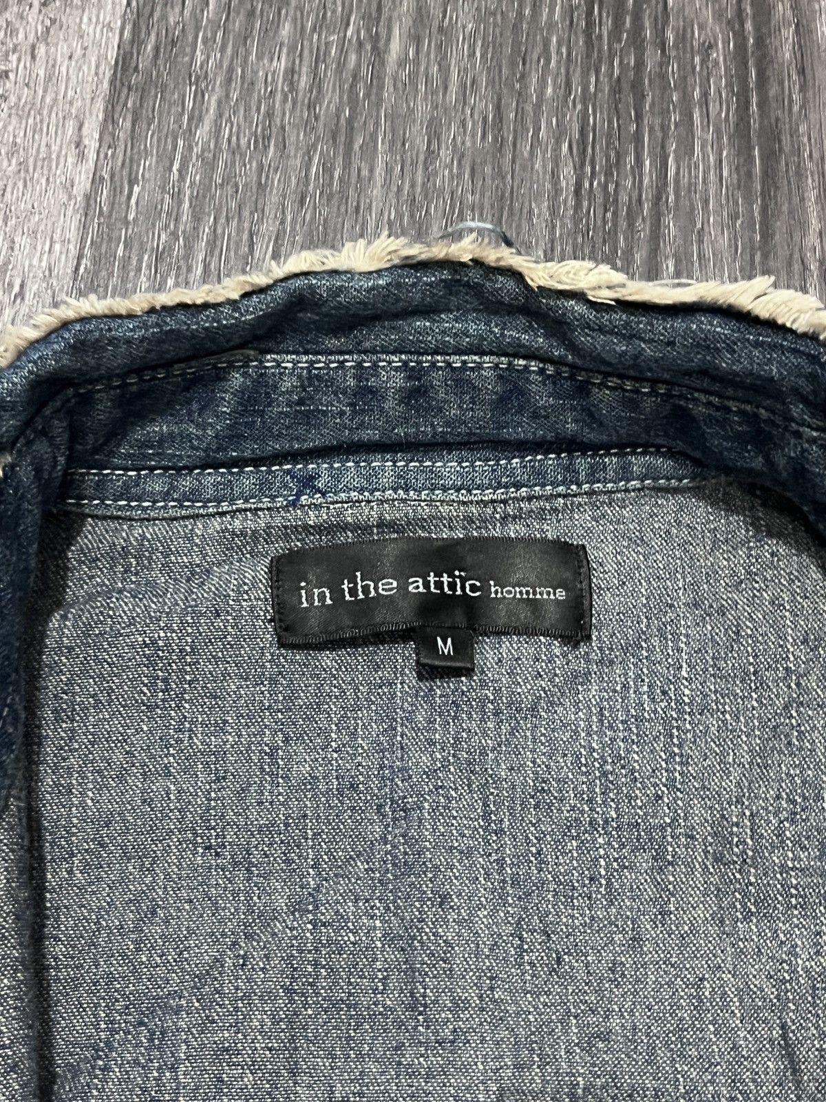 Hysteric Glamour In The Attic Vkei Embroided Union Jack Collar Denim Shirt Size US M / EU 48-50 / 2 - 9 Thumbnail