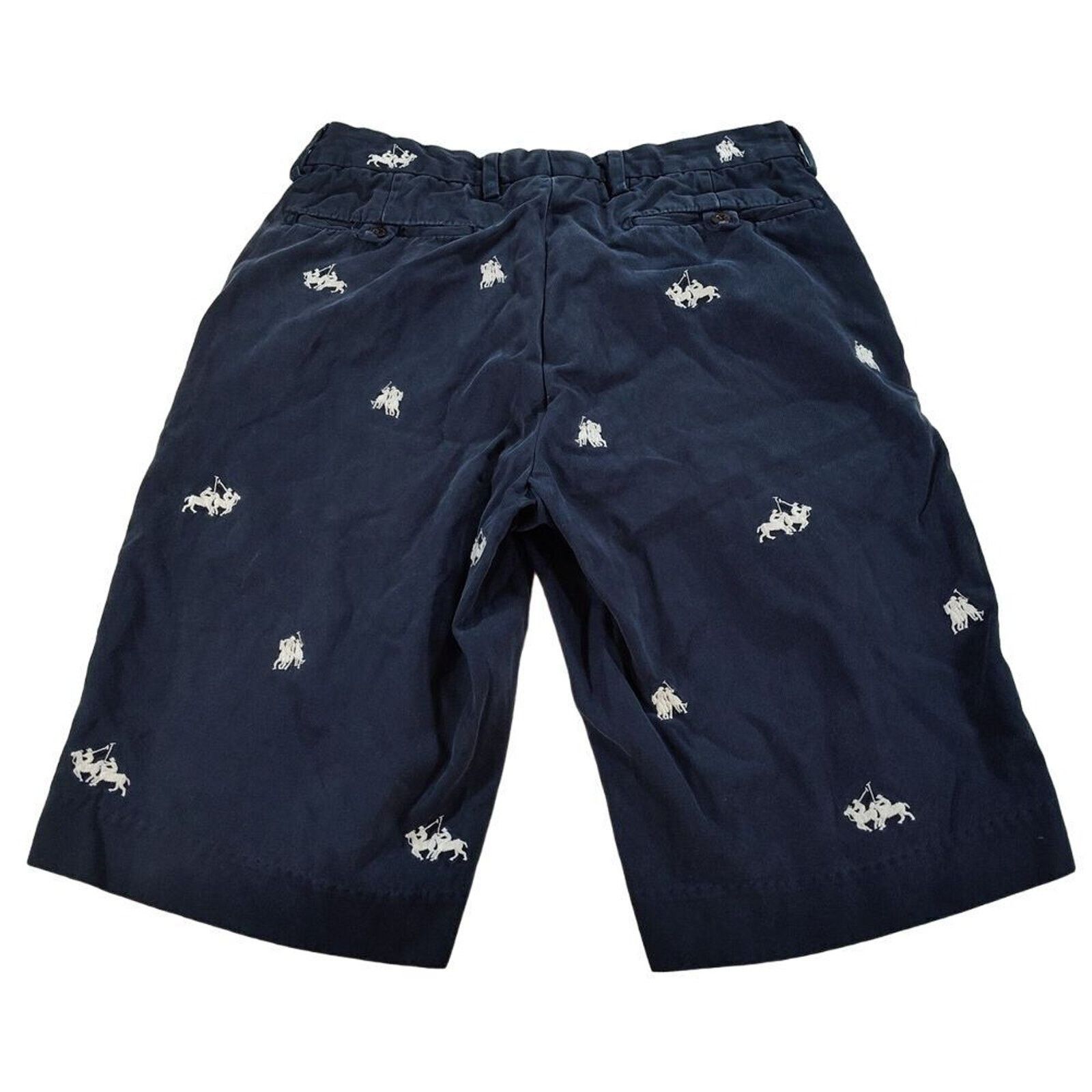 Polo Ralph Lauren VTG Polo Ralph Lauren Blue All Over Print Shorts Mens 30 Size US 30 / EU 46 - 2 Thumbnail
