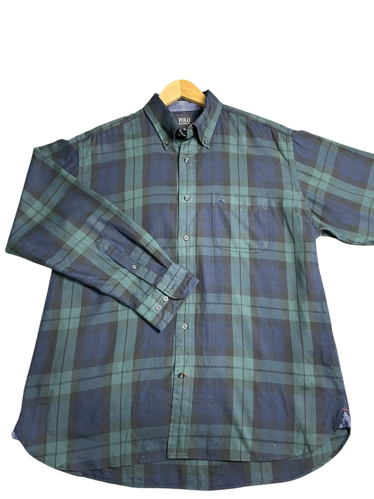 Polo Ralph Lauren × Vintage Polo x British Country Spirit Long Sleeve Flannel (24) Size US L / EU 52-54 / 3 - 2 Thumbnail