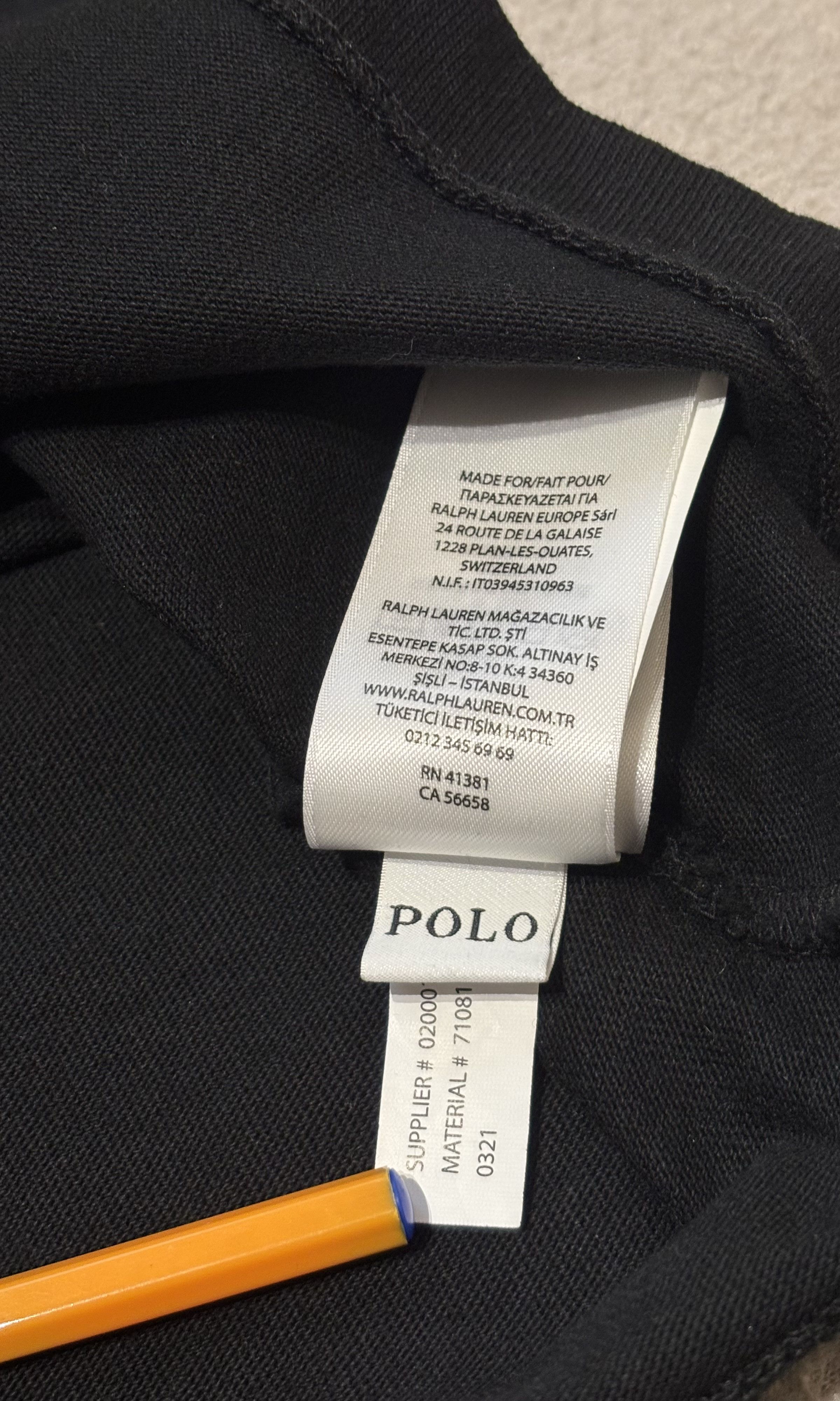 Polo Ralph Lauren Polo Ralph Lauren Black T-shirt Size. XL Size US XL / EU 56 / 4 - 16 Thumbnail