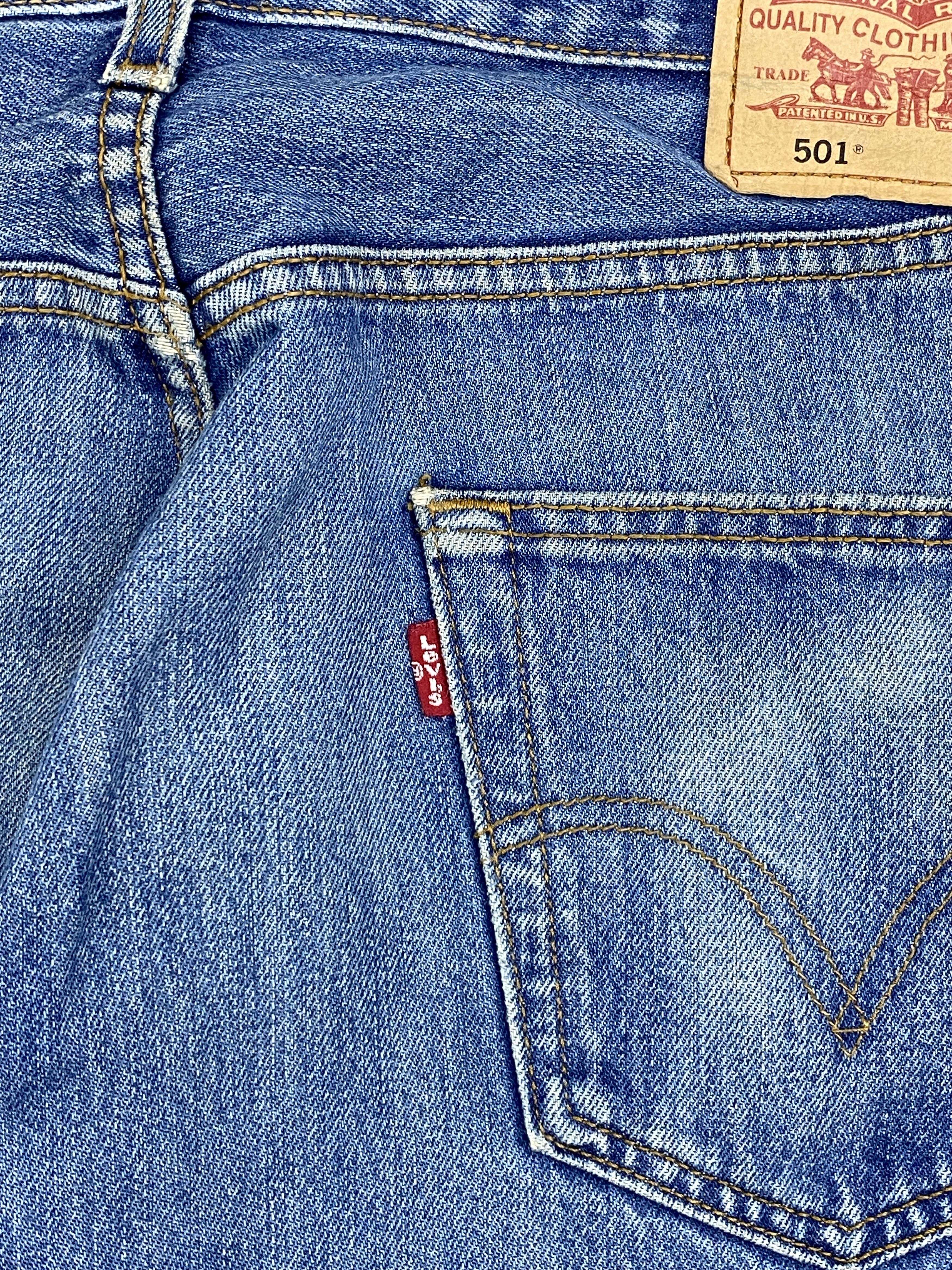 Levi's Distressed Blue Denim Vintage Levis 501 Jeans DP2804 Size US 38 / EU 54 - 6 Thumbnail