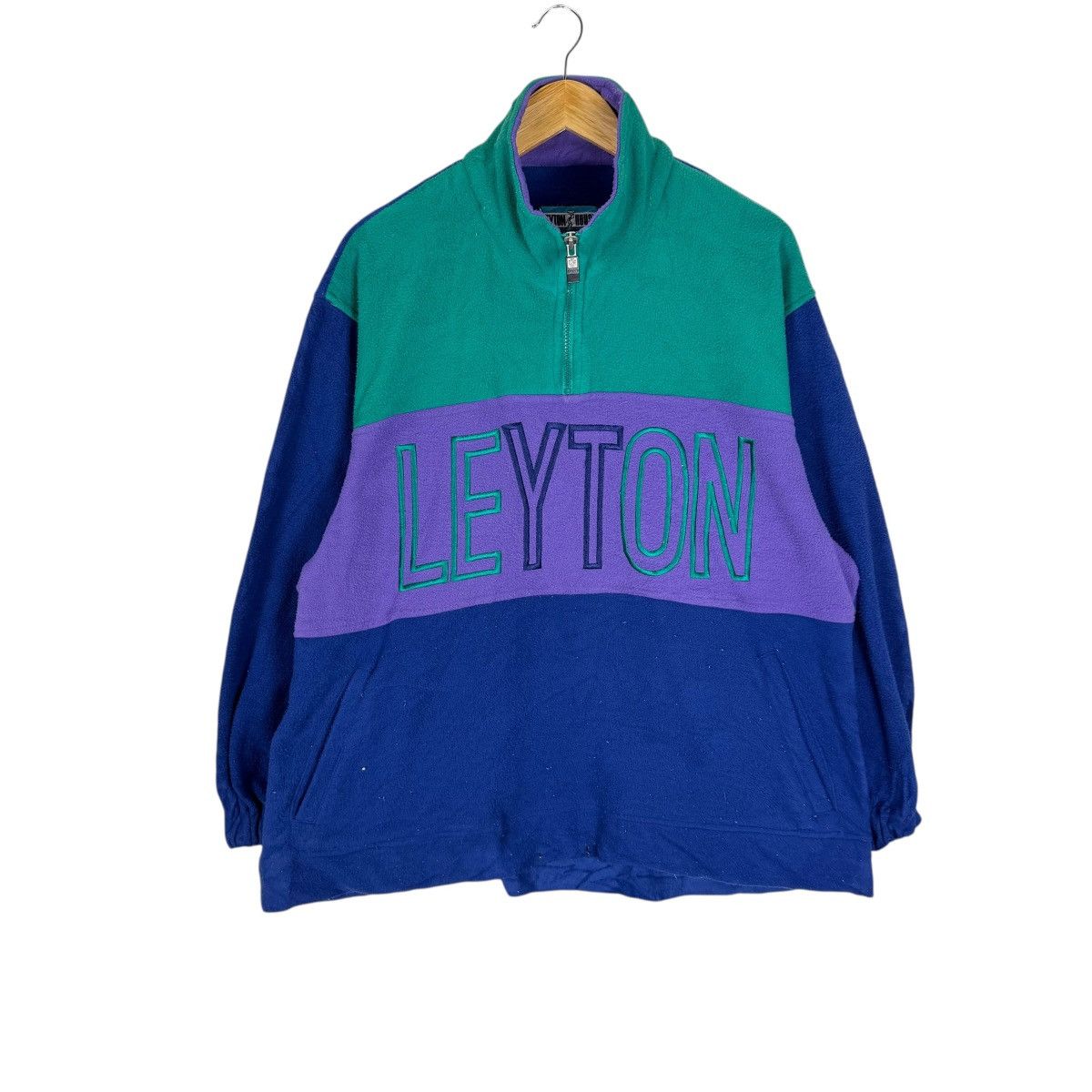 Sports Specialties ❄️LEYTON HOUSE RACING HALF ZIP FLEECE JUMPER Size US M / EU 48-50 / 2 - 2 Thumbnail