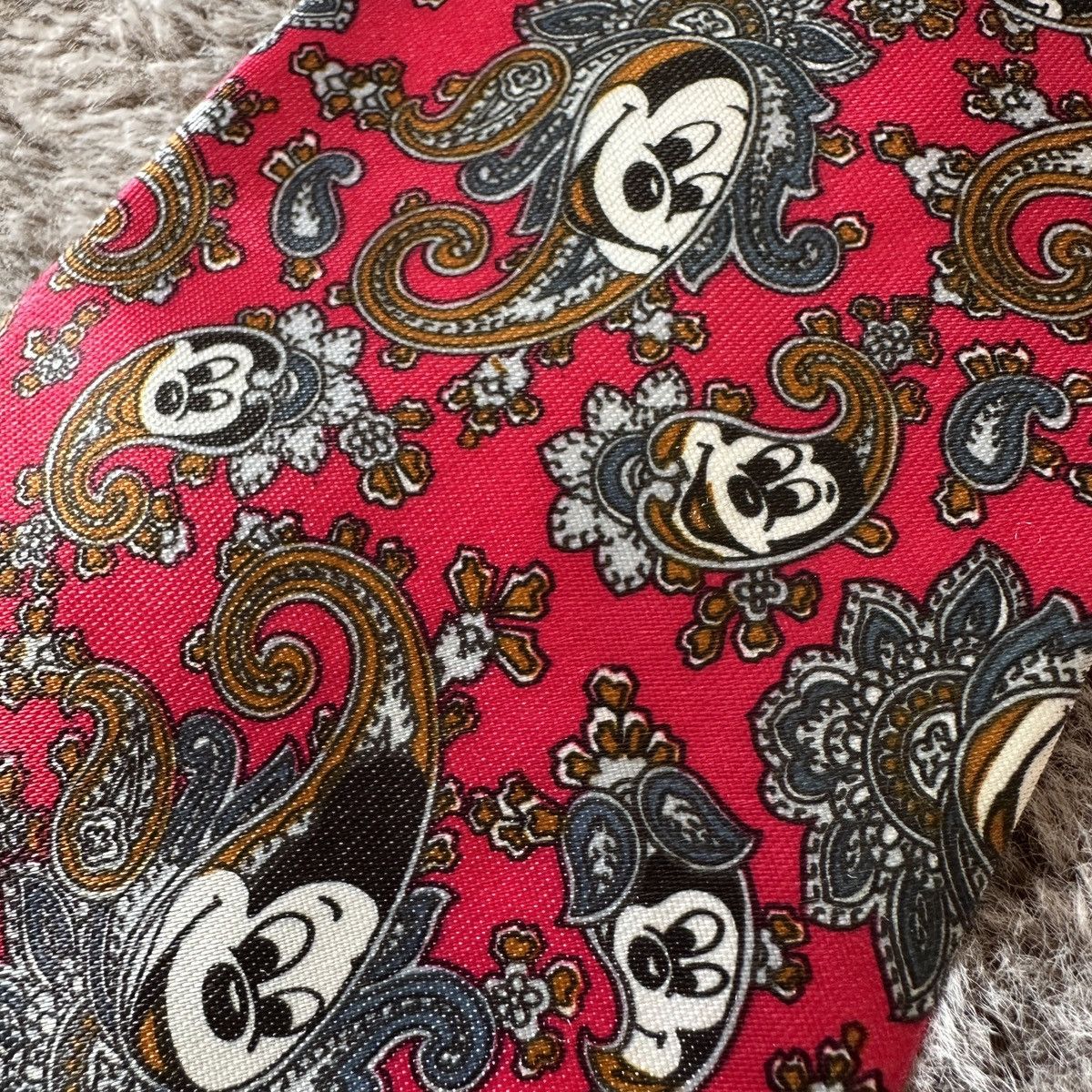Disney Vintage Disney Mickey Mouse Silk Tie Size ONE SIZE - 3 Thumbnail