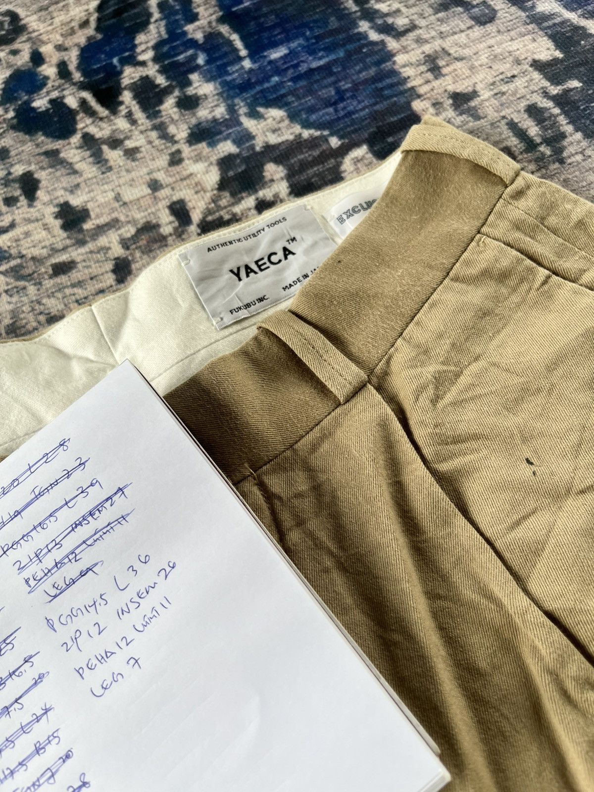 Japanese Brand × Vintage × YAECA Vintage YAECA Exclusive Cotton Baggy Pants Japan Size US 28 / EU 44 - 8 Thumbnail