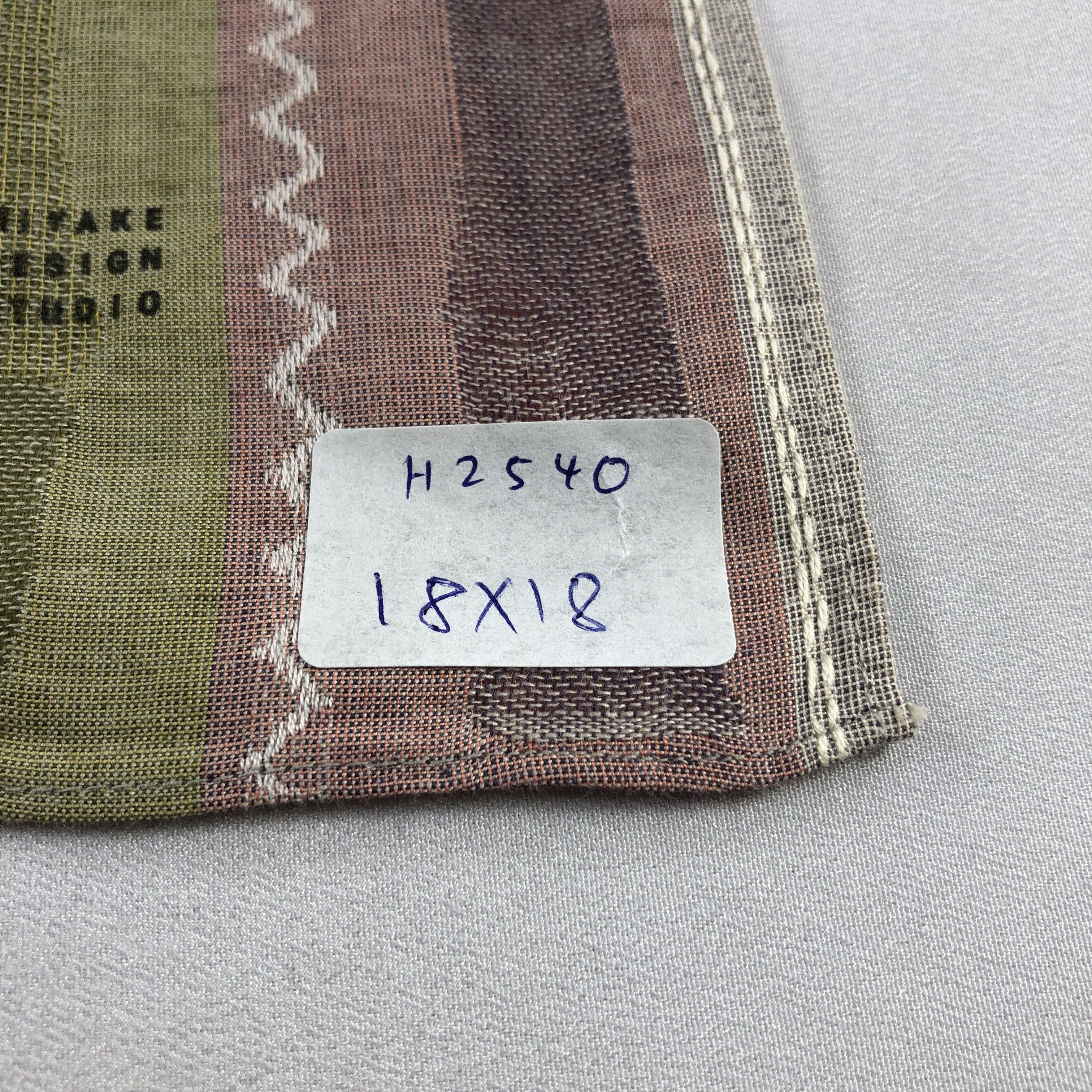Issey Miyake × Vintage Issey Miyake Handkerchief Geometric Print H2540 Size ONE SIZE - 5 Thumbnail