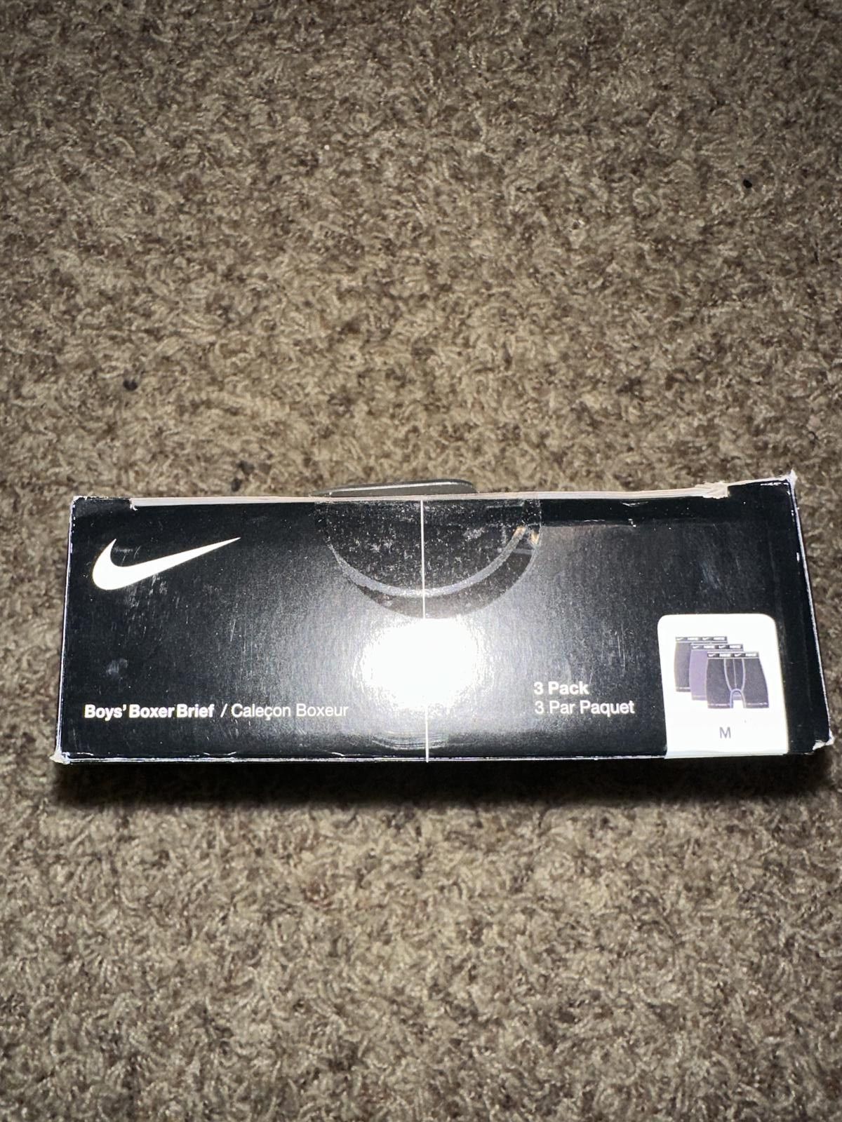 Nike Nike Essentials Big Kids' Dri-FIT Boxer Briefs (3-Pack) Size ONE SIZE - 2 Thumbnail