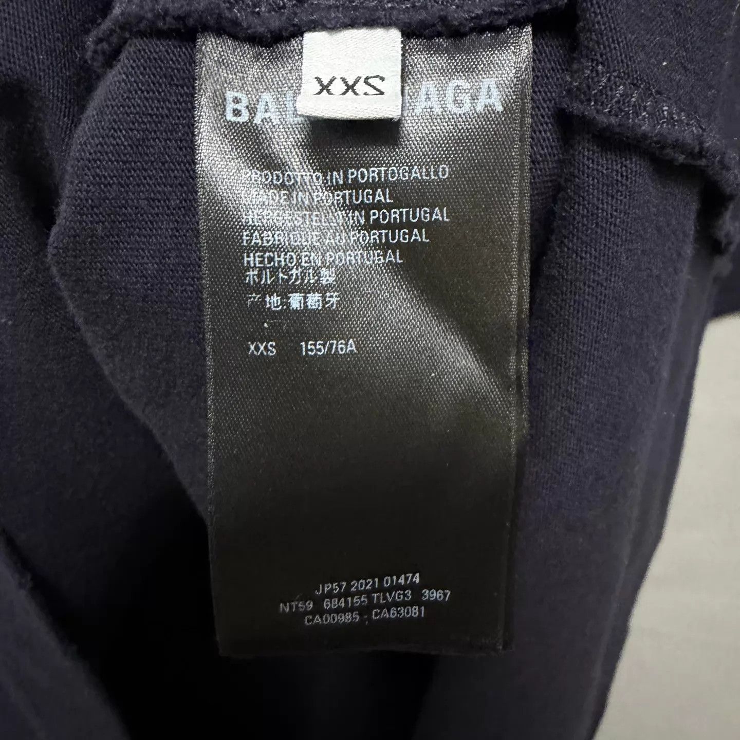 Balenciaga Balenciaga NO COMMENT Vintage Blue Crew SS Tee XS Size US XS / EU 42 / 0 - 5 Thumbnail