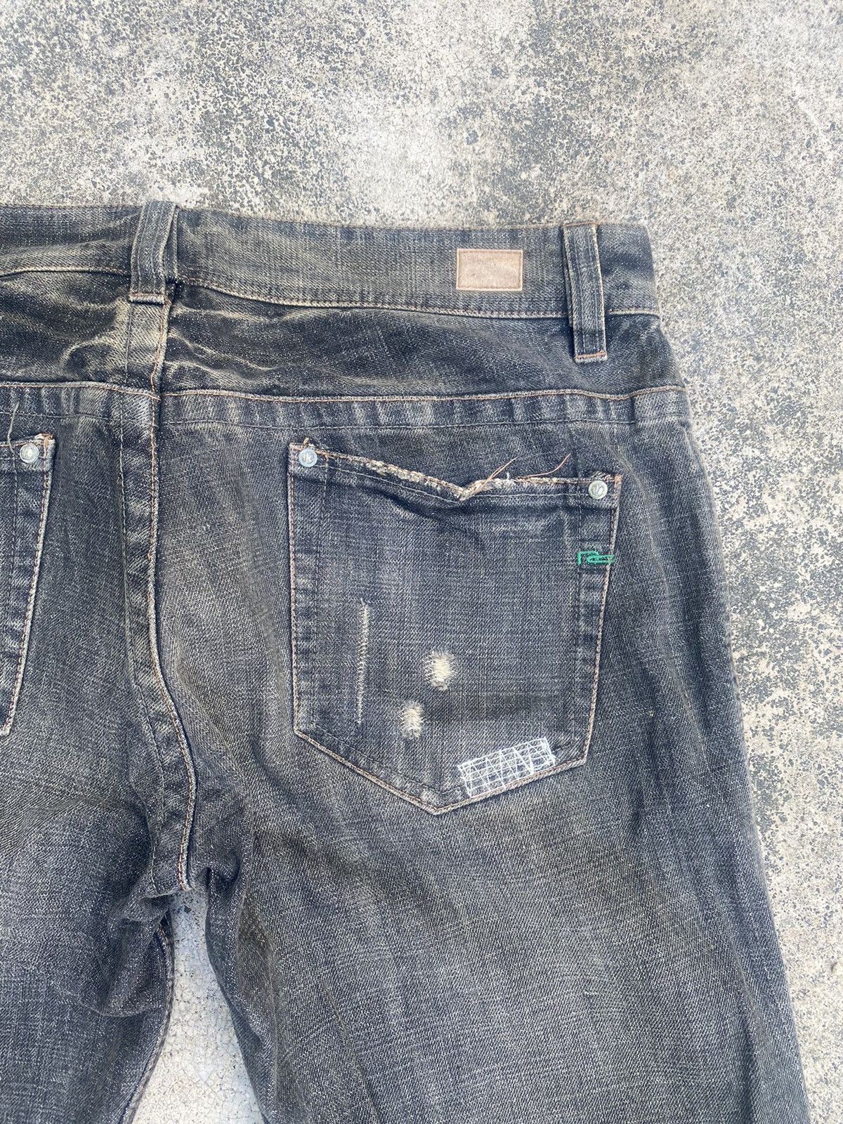 Japanese Brand × Nicole Club Flare Jeans Nicole Club Clawmark Distressed Bootcut Size US 32 / EU 48 - 22 Thumbnail
