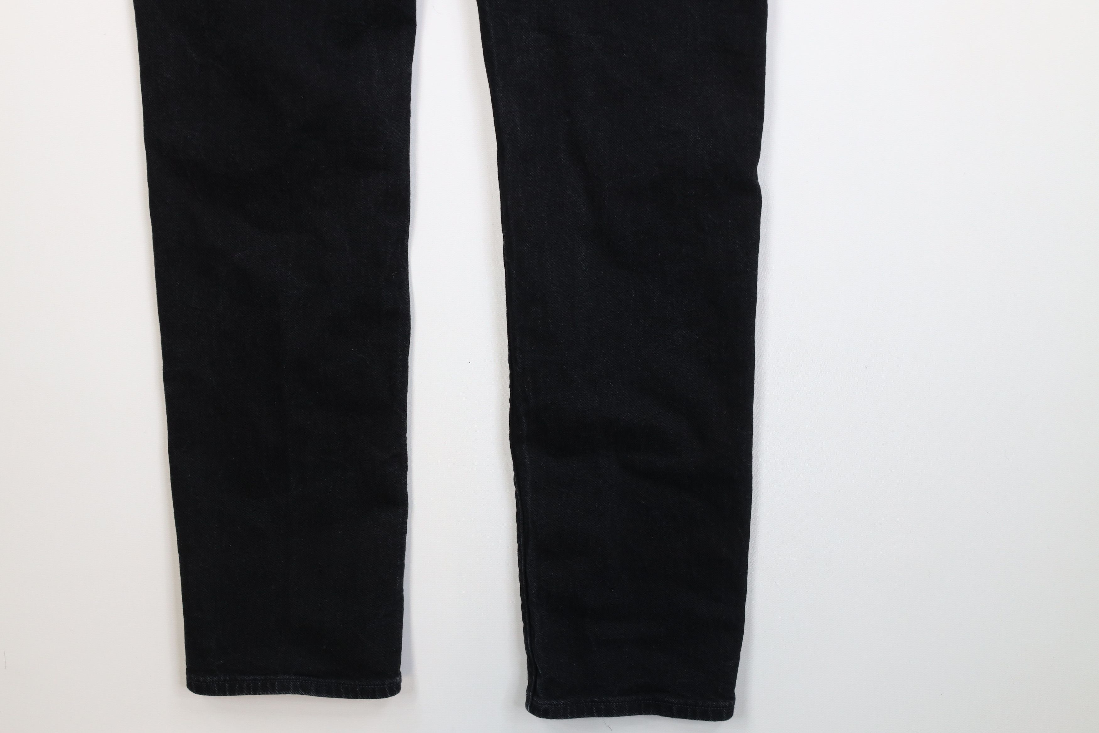 J.Crew Vintage Y2K J Crew Faded Flex Straight Leg Denim Jeans Black Size US 30 / EU 46 - 13 Thumbnail