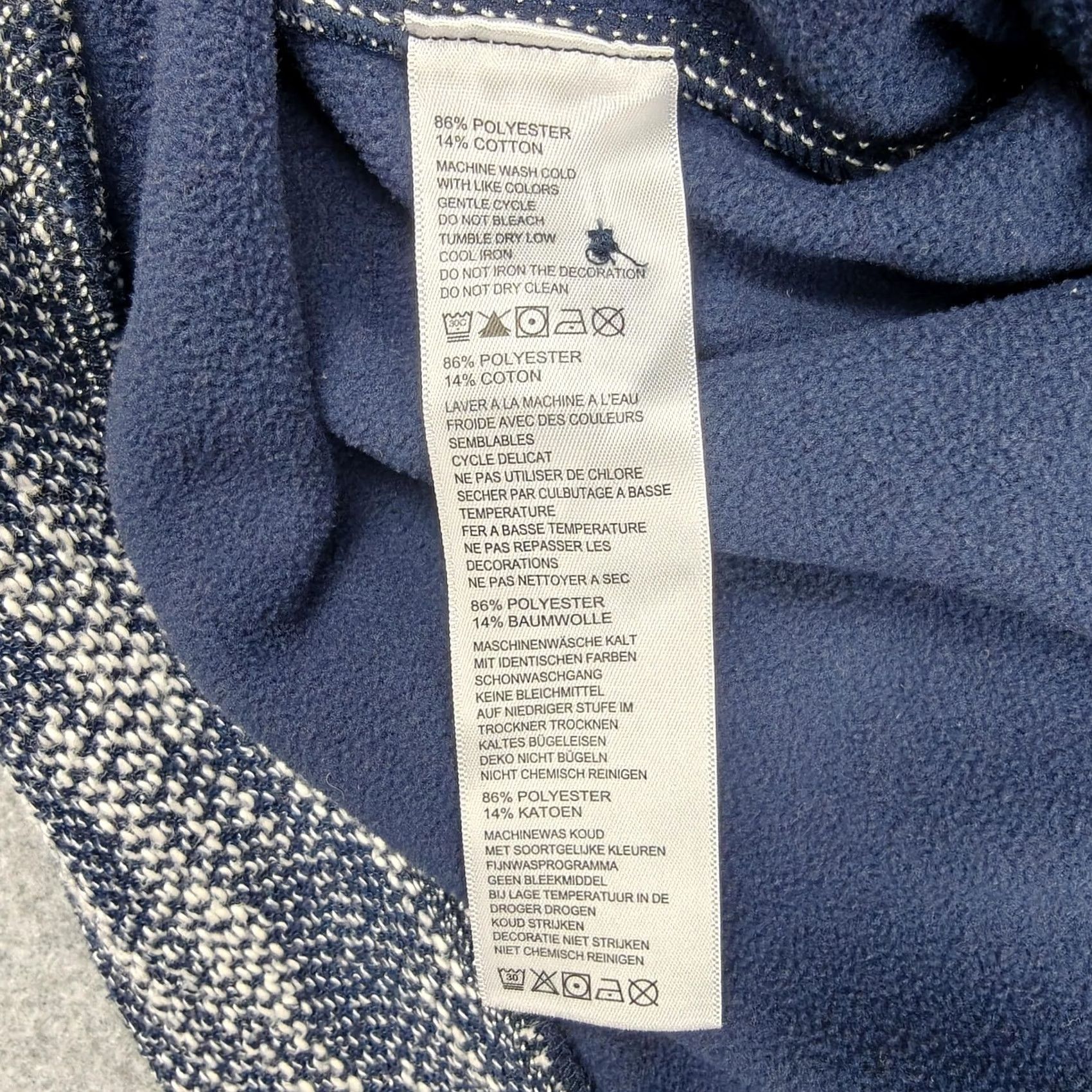 Tommy Bahama Tommy Bahama Hoodie Mens M Blue Fleece Henley Kangaroo Pocket Pullover Size US M / EU 48-50 / 2 - 7 Thumbnail