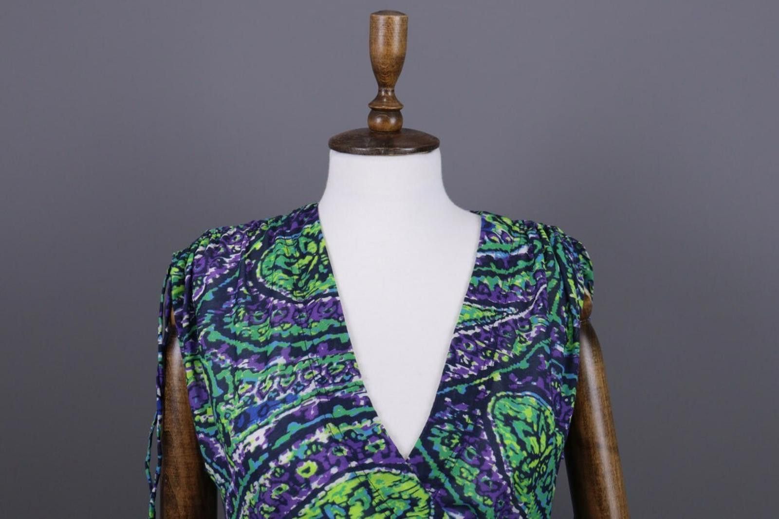 Lauren Ralph Lauren Lauren Ralph Lauren Multicolor Lagenlook Blouse Shirt Size S Size S / US 4 / IT 40 - 2 Thumbnail