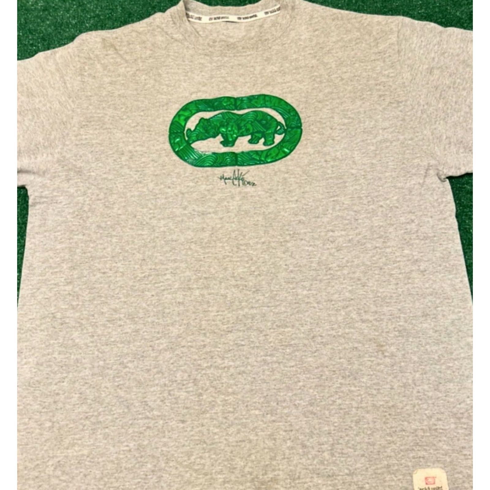 Ecko Unltd. VINTAGE Ecko Unltd Shirt Mens XL Emerald Green Classic Logo Hip Hop 90s Y2K VTG Size US XL / EU 56 / 4 - 2 Thumbnail