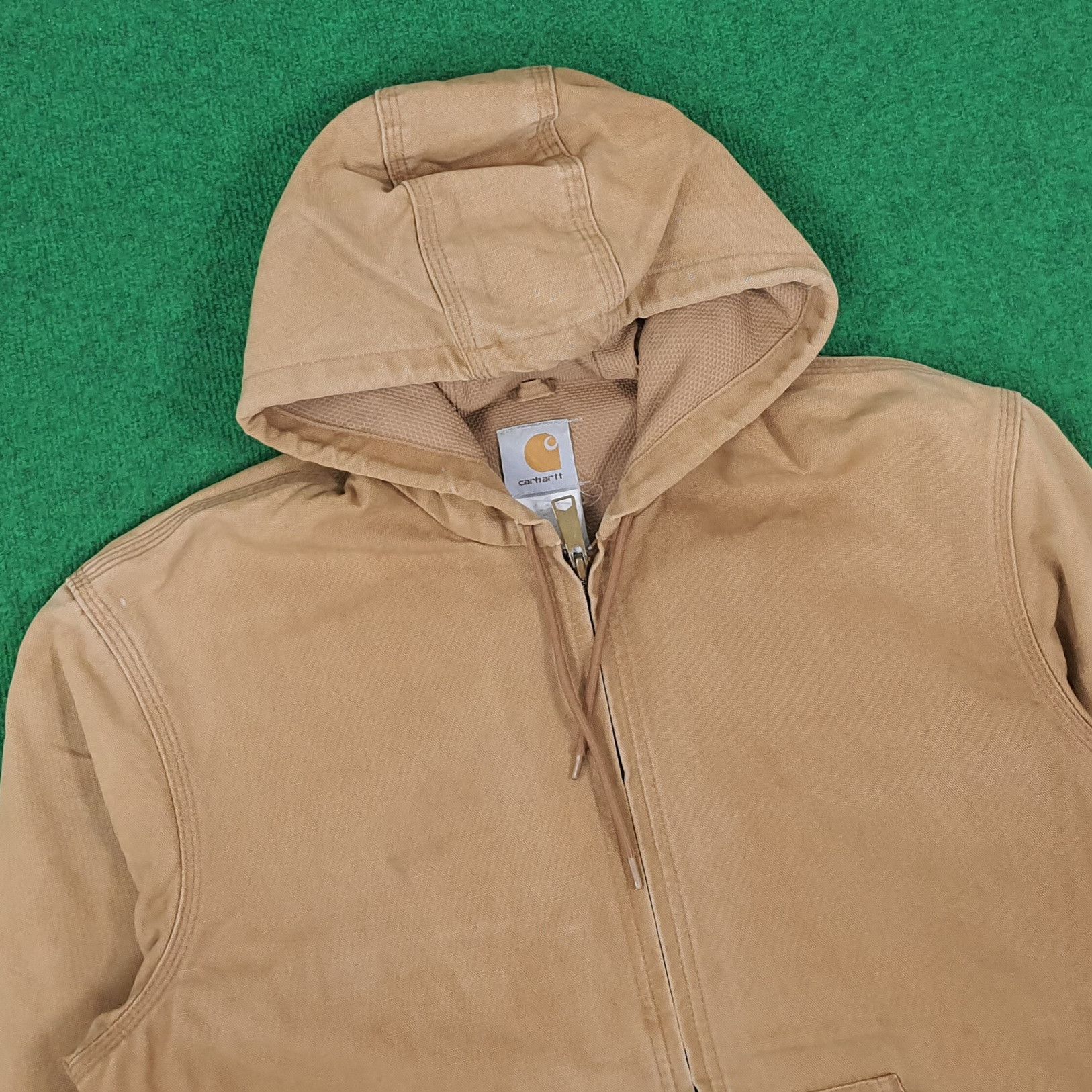 Carhartt × Vintage Vintage Carhartt Detroit Workwear Hoodie Jacket Size US L / EU 52-54 / 3 - 2 Thumbnail