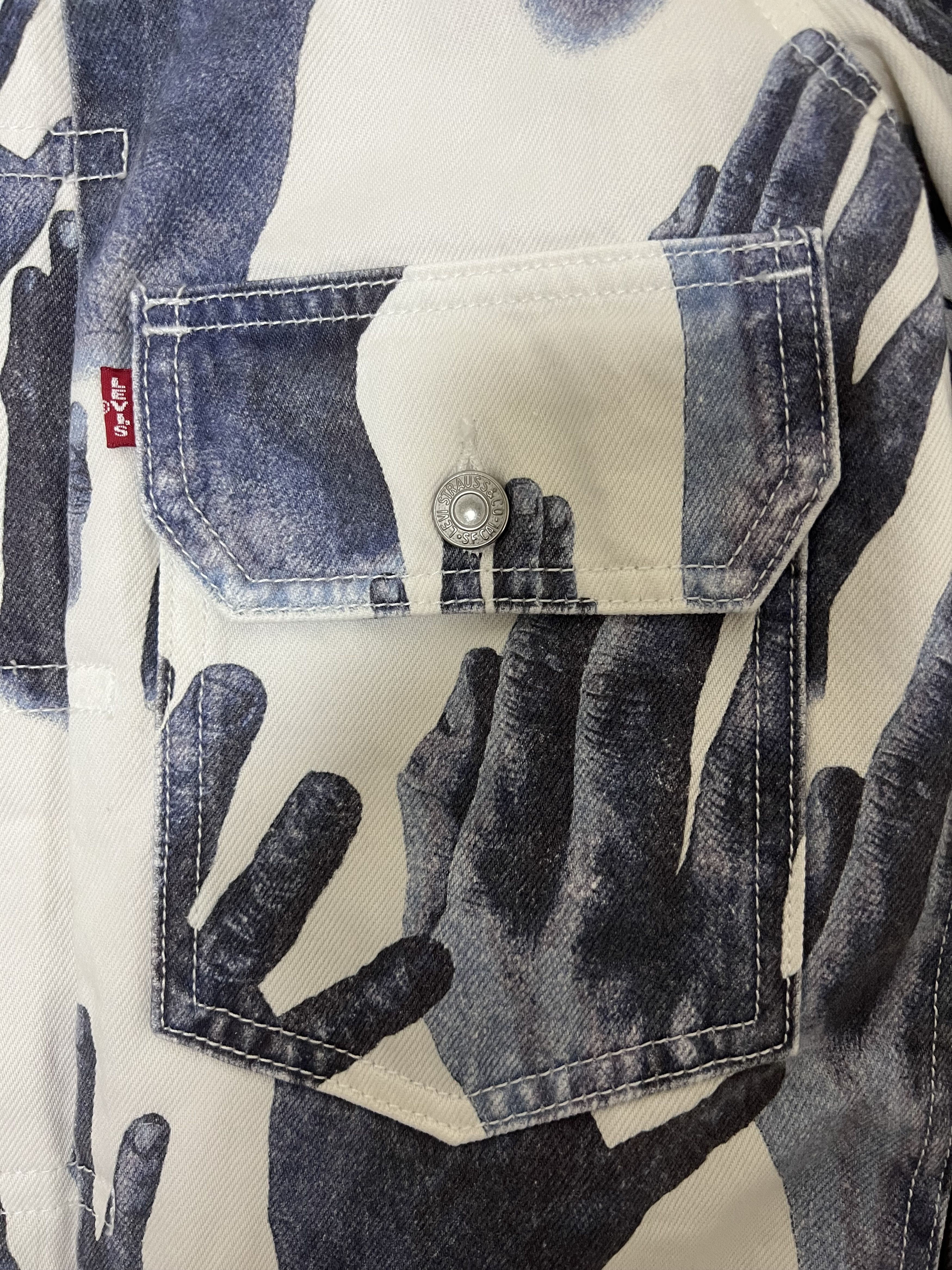 DENIM TEARS × Levi's 💚 Denim Tears x Levi's Type 2 Indigo Hands Jacket NEW Size US M / EU 48-50 / 2 - 5 Thumbnail