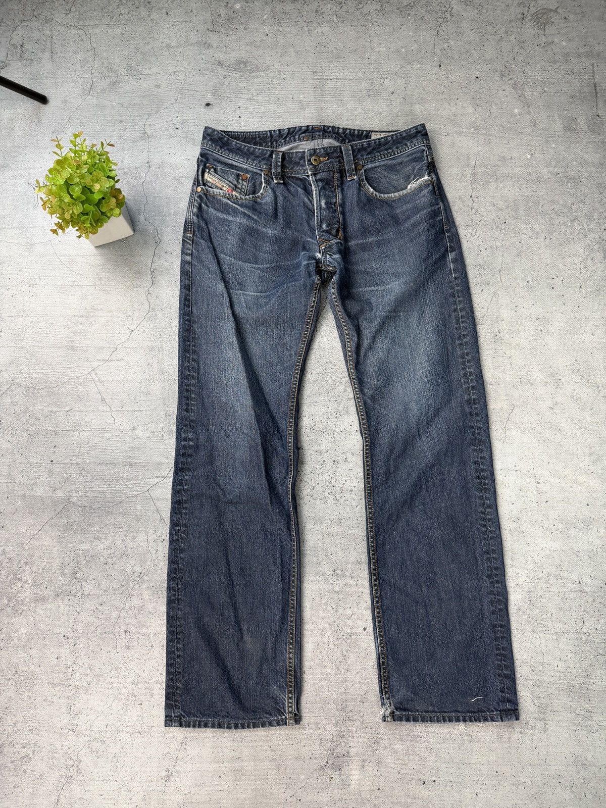 Diesel Vintage Diesel Jeans Flared Wide Japanese Y2K Faded Distress Size US 32 / EU 48 - 1 Thumbnail
