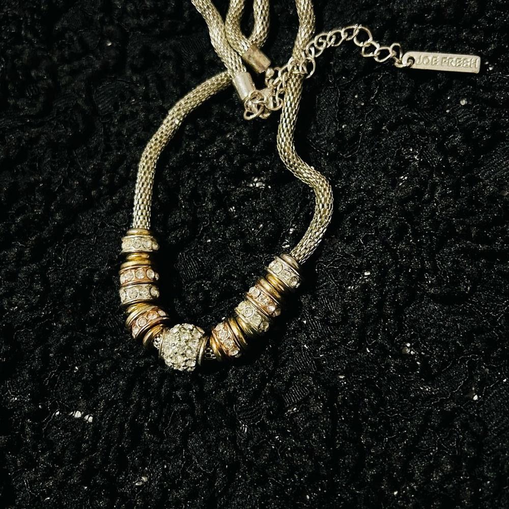 Designer Vintage Joe fresh Silver Tone Necklace and Earrings Set Size ONE SIZE - 3 Thumbnail