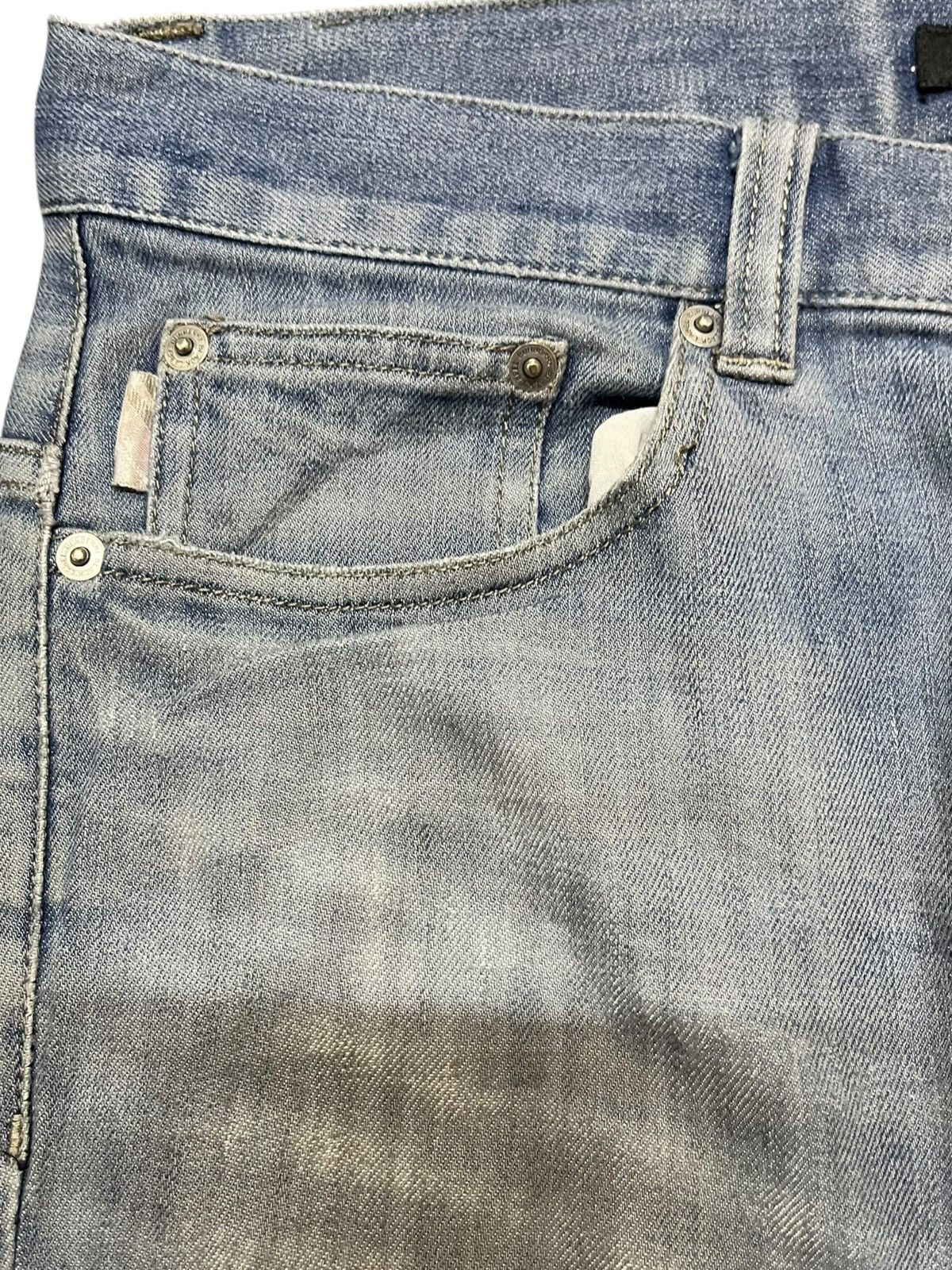 Burberry Vintage Burberry Slim Fit Honeycomb Denim Size US 31 - 5 Thumbnail