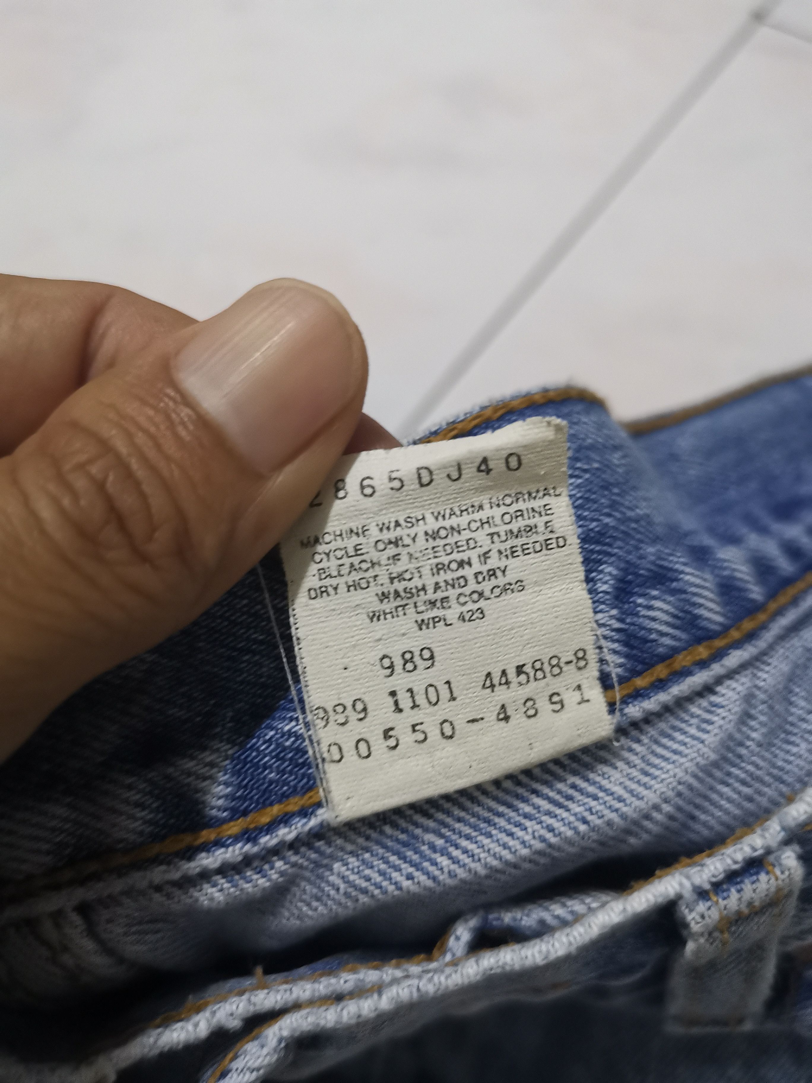 If Six Was Nine Vintage Levis 550 Light blue jeans Size US 32 / EU 48 - 16 Thumbnail