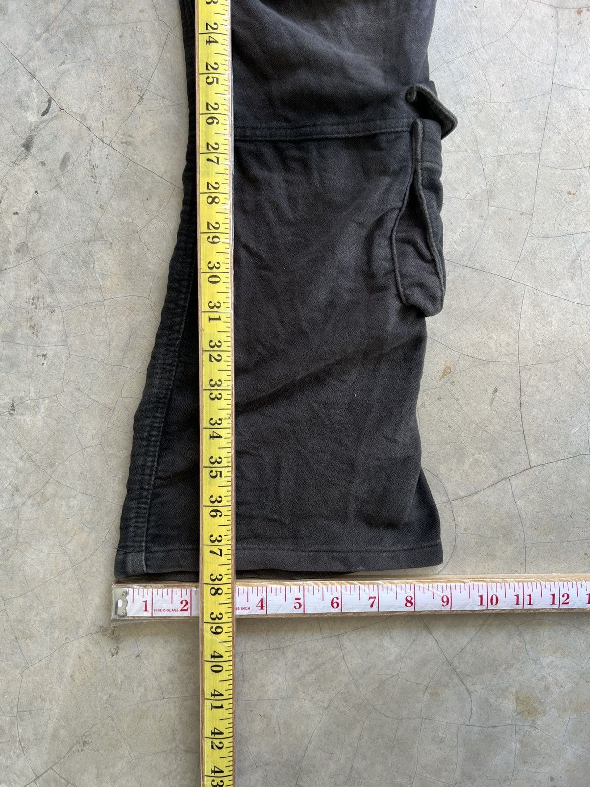 Tete Homme VINTAGE TETE HOMME Multi-Pocket Sun Faded Cargo Flare Pants Size US 32 / EU 48 - 14 Thumbnail