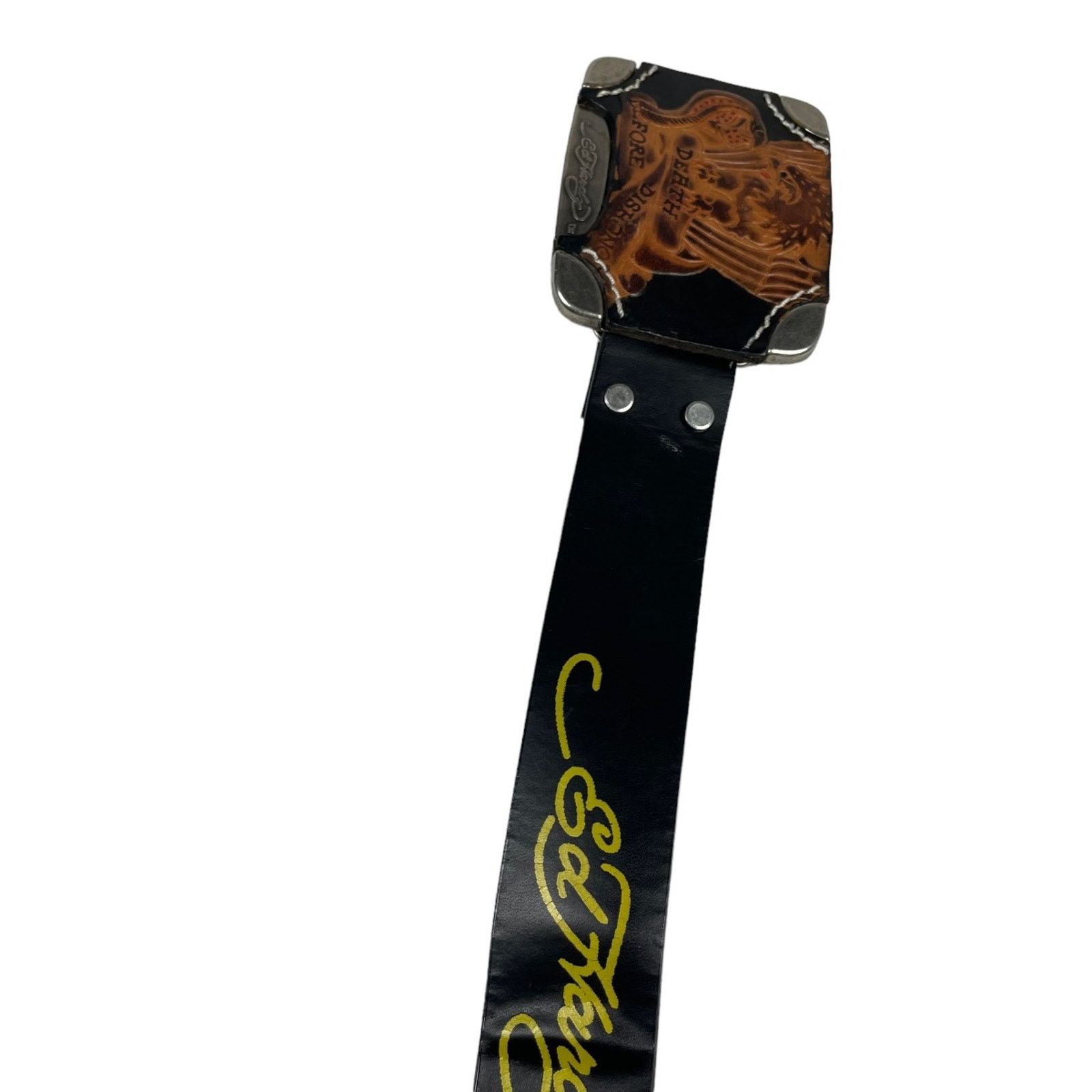 Ed Hardy Belt Ed Hardy By Christian Audigier Vintage 00s Drip Size ONE SIZE - 9 Thumbnail