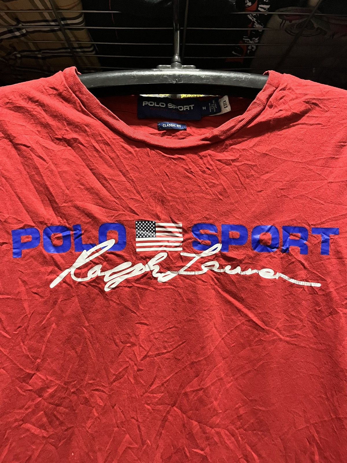 Polo Ralph Lauren Polo Sport Ralph Lauren USA Tee Classic Logo Size US M / EU 48-50 / 2 - 2 Thumbnail