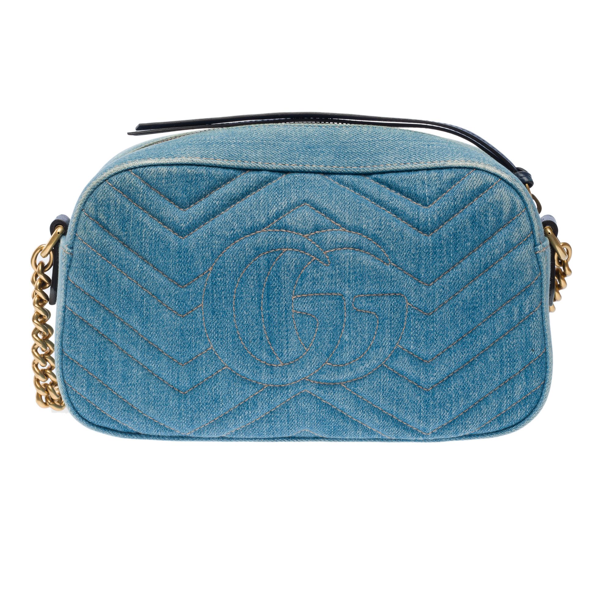 Gucci GUCCI Marmont in Blue Denim Size ONE SIZE - 4 Thumbnail