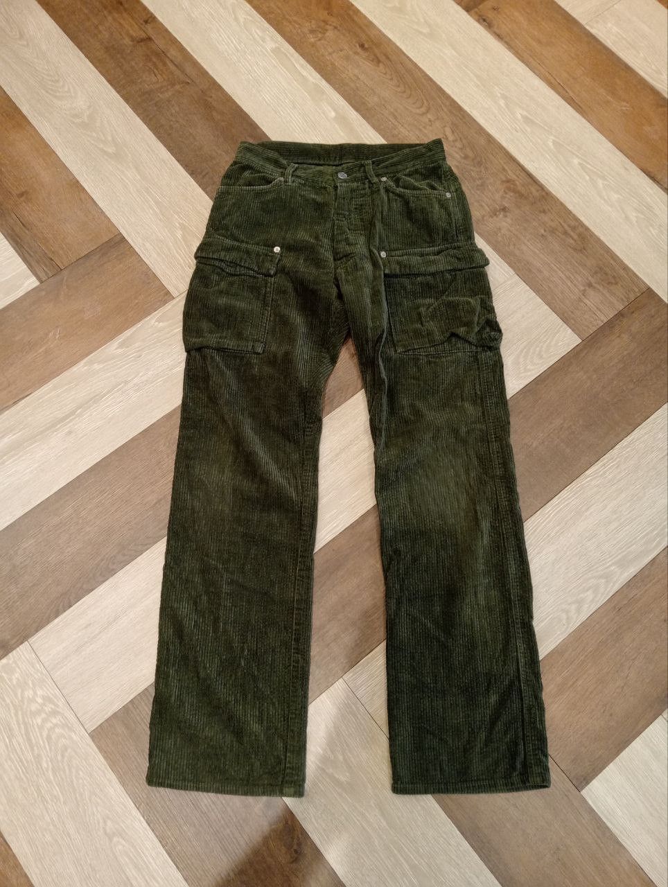 Issey Miyake VINTAGE FINAL HOME CORDUROY 6 POCKET CARGO PANTS Size US 28 / EU 44 - 1 Thumbnail