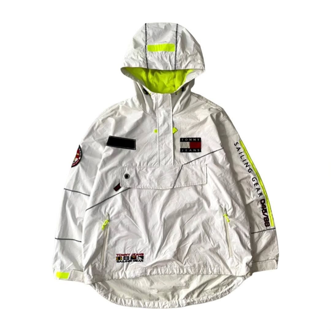Tommy Hilfiger Vintage Tommy Jeans TH 45 Gorpcore Sailing Gear Jacket Size US L / EU 52-54 / 3 - 1 Thumbnail