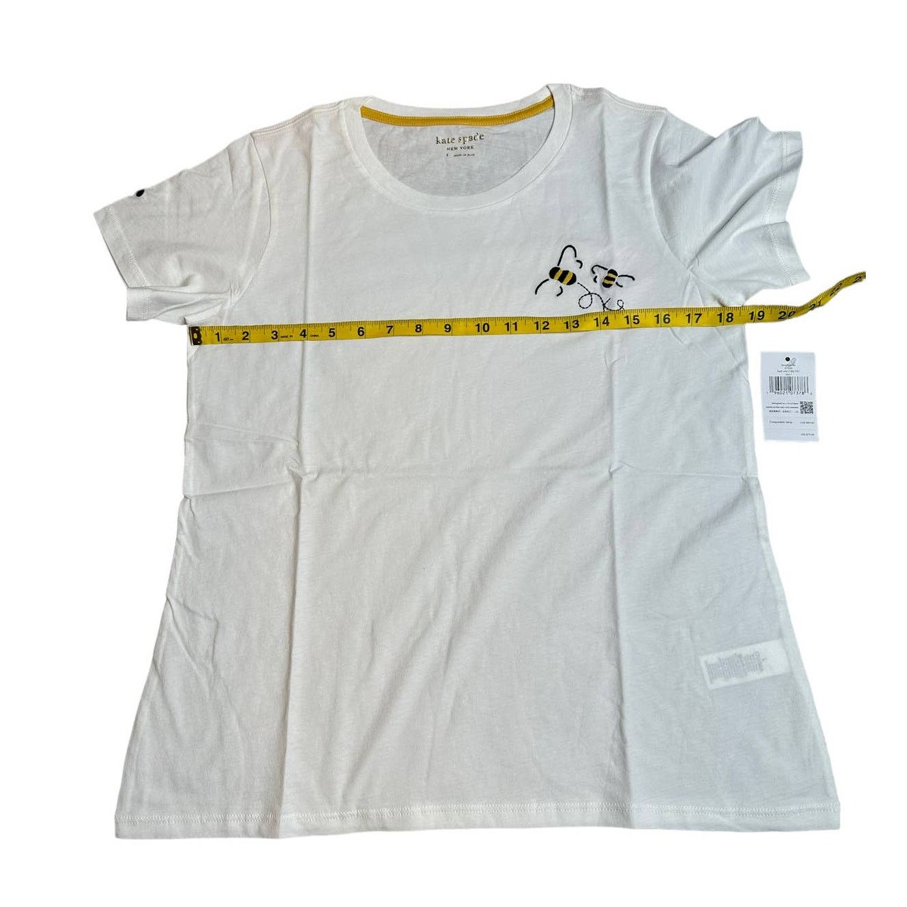 Kate Spade Kate Spade Buzzing Bee Short Sleeve Tee Large in Fresh Size ONE SIZE - 5 Thumbnail