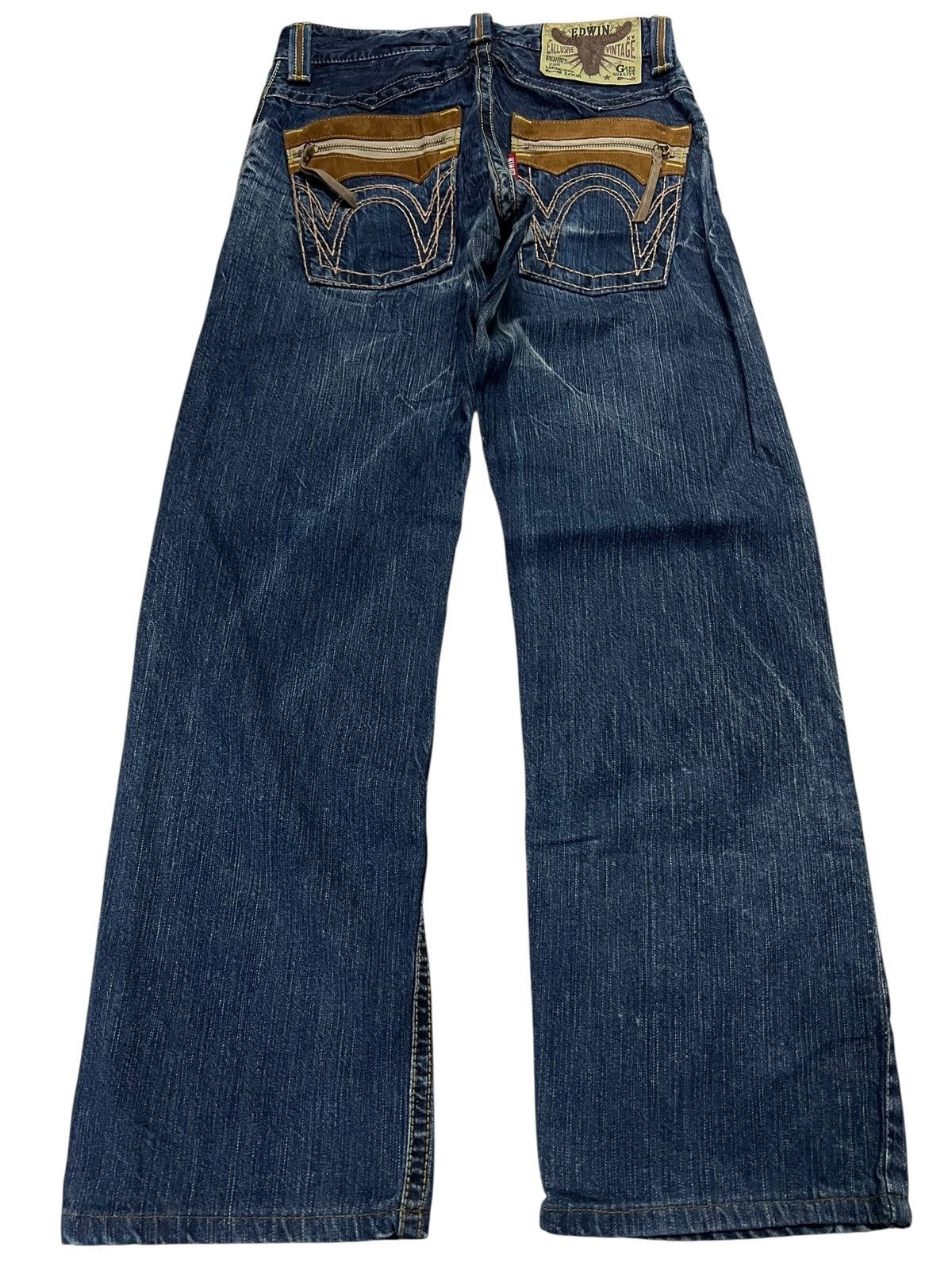 Edwin 💥Rare💥Edwin Exclusive Vintage Buffalo Head Jeans Size US 30 / EU 46 - 2 Thumbnail
