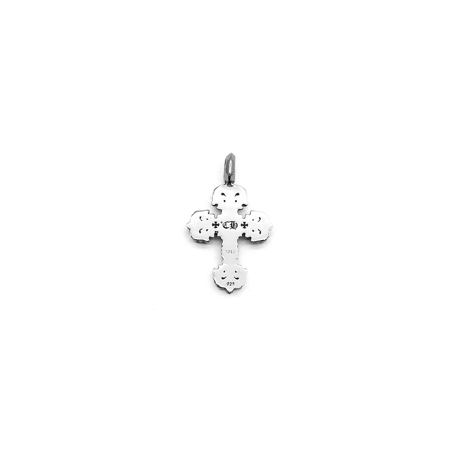 Chrome Hearts Chrome Hearts Silver Diamond Filigree Cross Charm Pendant Size ONE SIZE - 2 Thumbnail