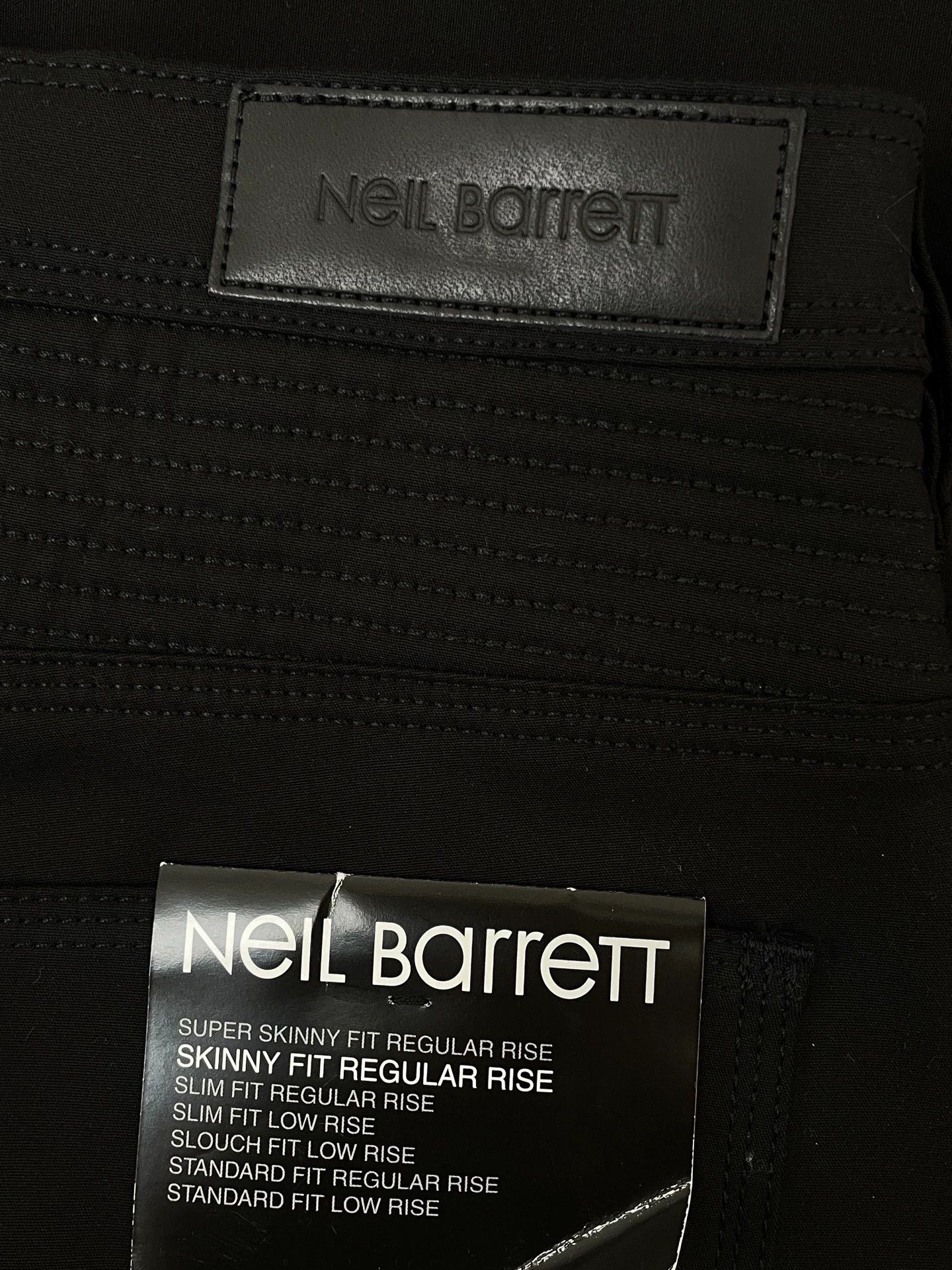 Neil Barrett nell barrett Men's Straight Jeans 30 New with Tags Size US 30 / EU 46 - 5 Thumbnail
