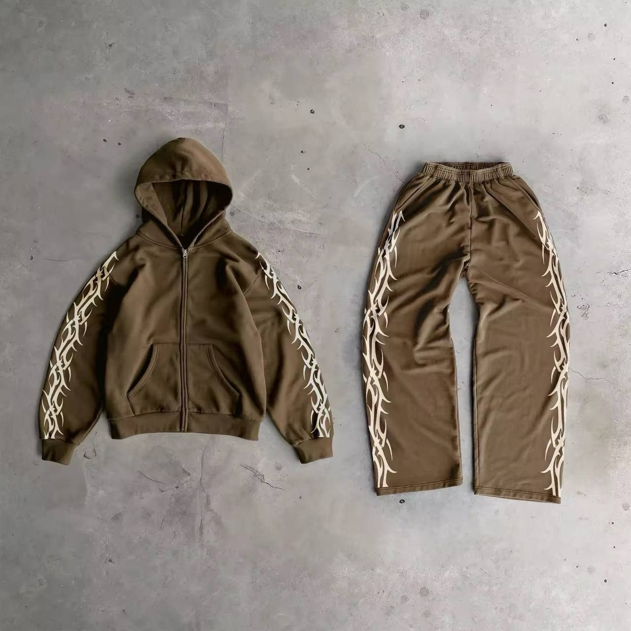 Japanese Brand × Vintage cotton tracksuit Size 40S - 1 Thumbnail