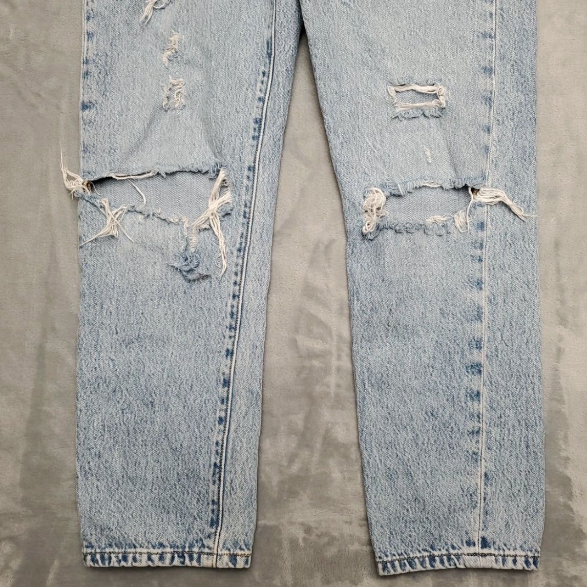 Denime VINTAGE Levis Premium Jeans 501 Blue 29x28 31x27 Denim Straight Leg Button Fly Mens Jeans Regular 501 Size US 29 - 2 Thumbnail