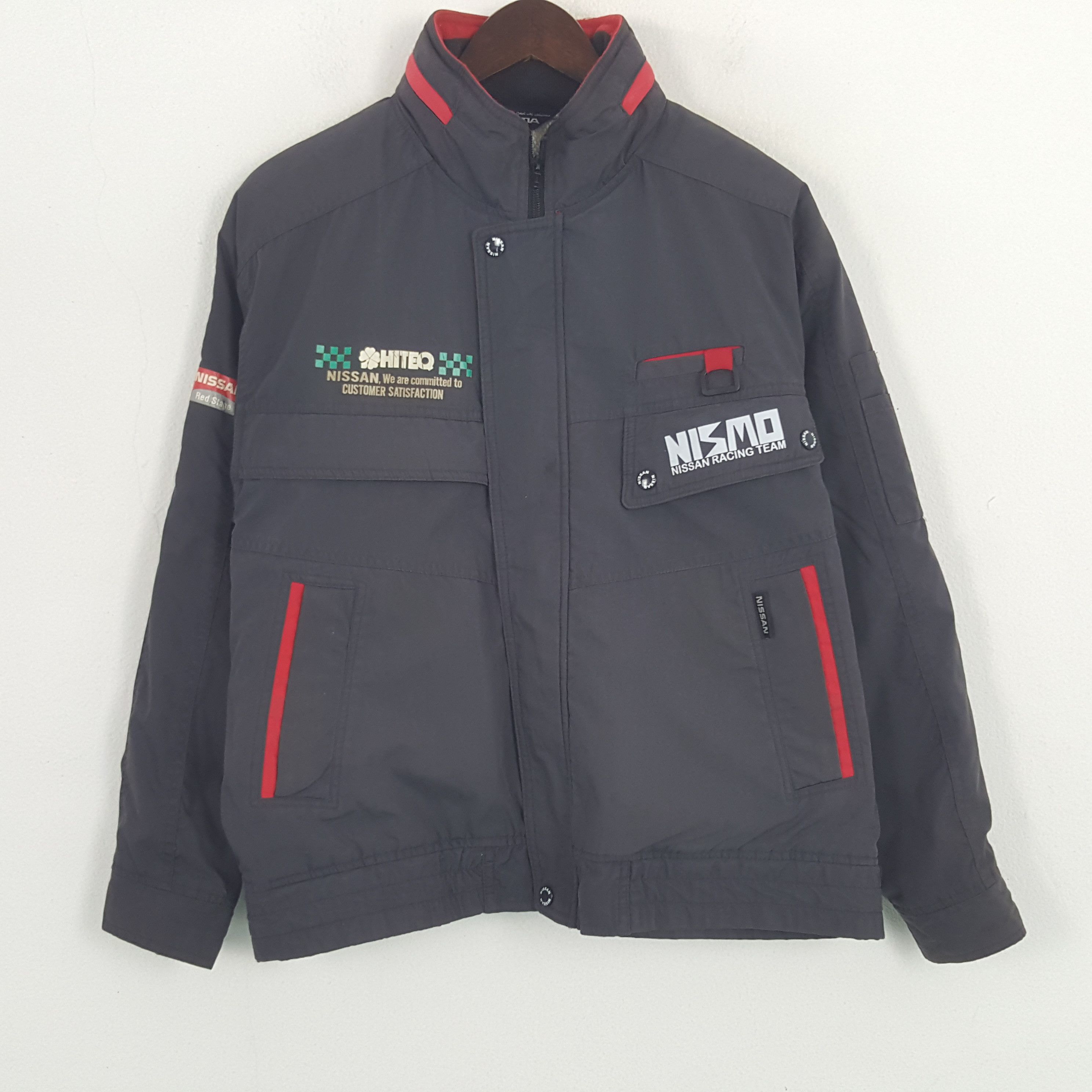 Japanese Brand × Vintage Vintage Nissan Racing Team Custom Sport Bomber Jacket Size US L / EU 52-54 / 3 - 3 Thumbnail
