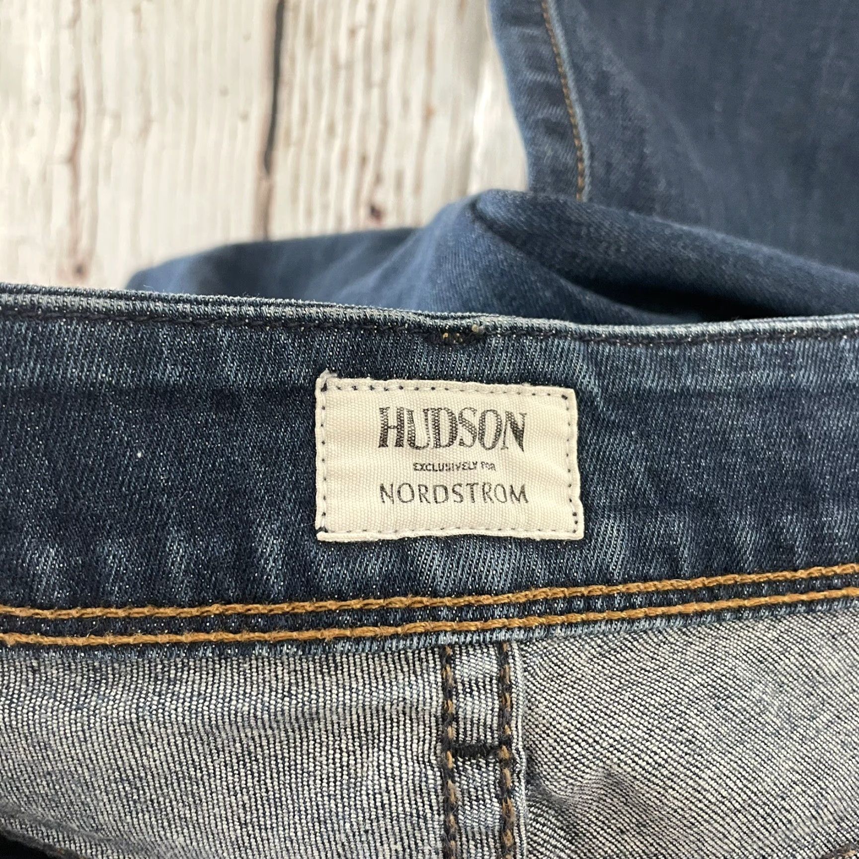 Hudson Hudson Jeans Denim Blue Straight Pants Womens 25 XS? Size 42" / US 20 - 3 Thumbnail