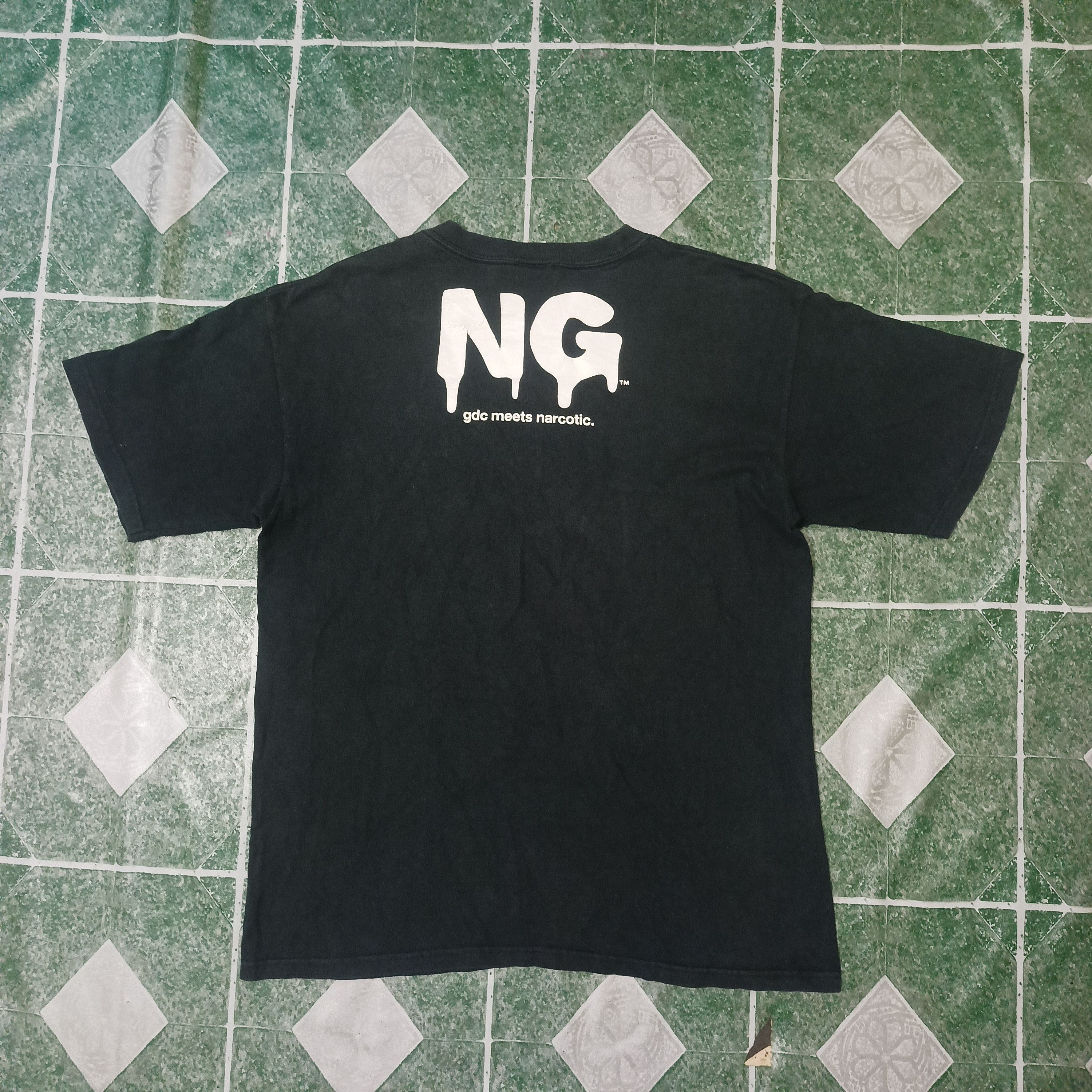 Narcotic GDC NARCOTIC Japan Street Wear Overprinted T-shirt Size US M / EU 48-50 / 2 - 4 Thumbnail